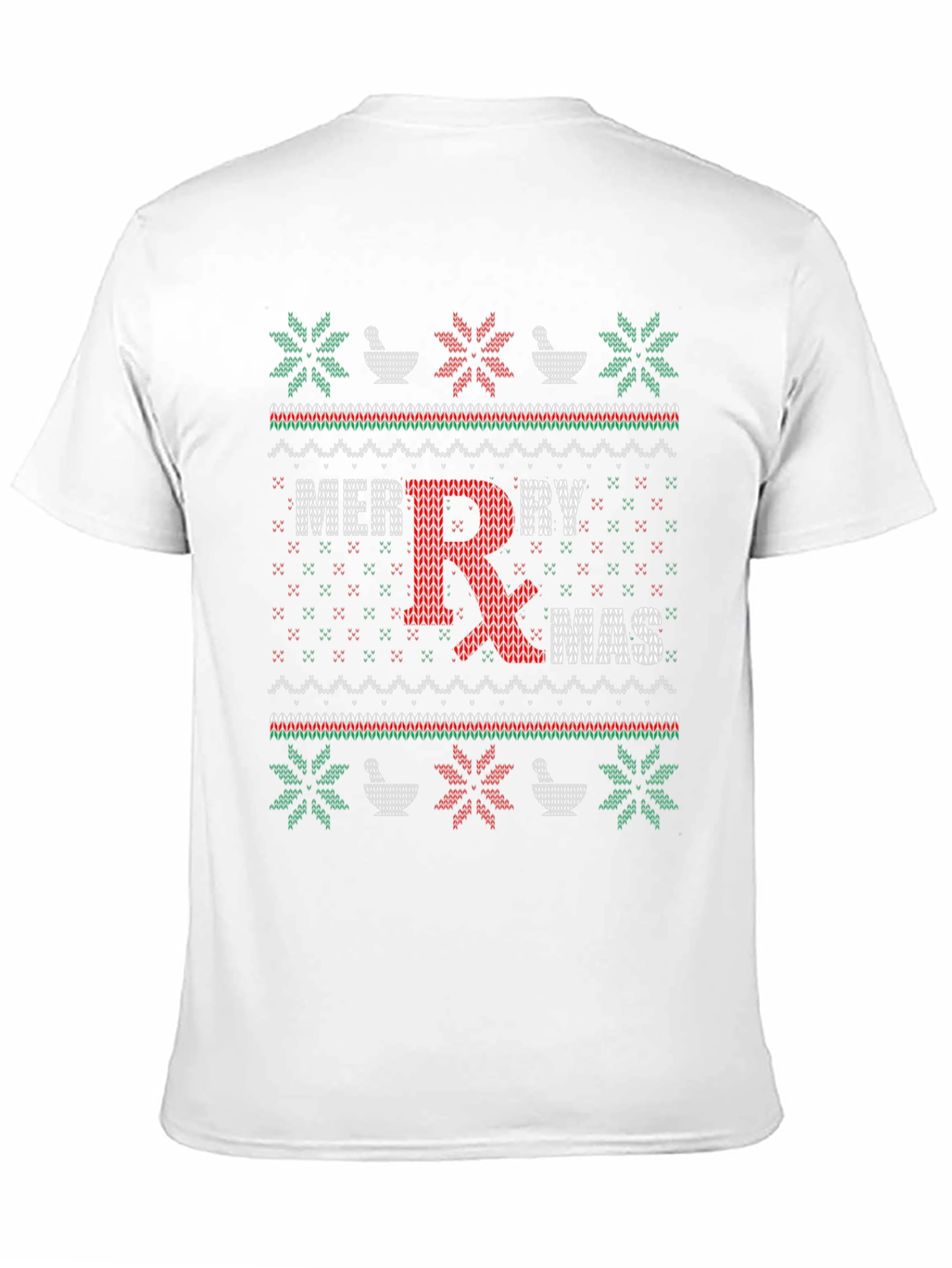 Merry Rx-Mas Pharmacist Ugly Christmas Sweater T-Shirt