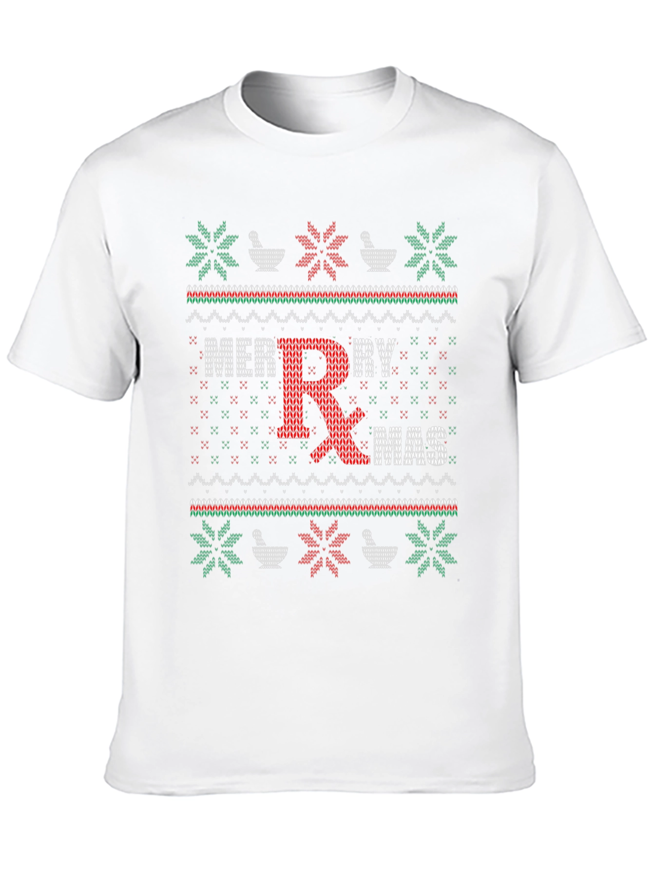 Merry Rx-Mas Pharmacist Ugly Christmas Sweater T-Shirt
