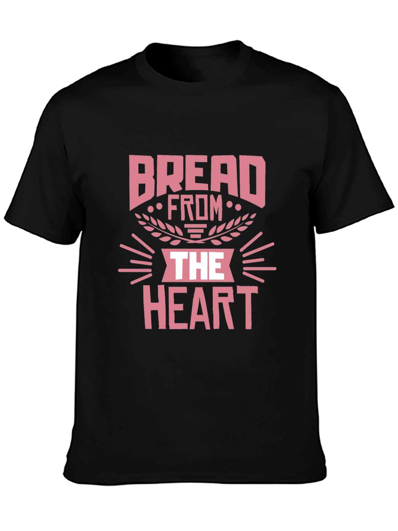 Bread From The Heart Black T-Shirt