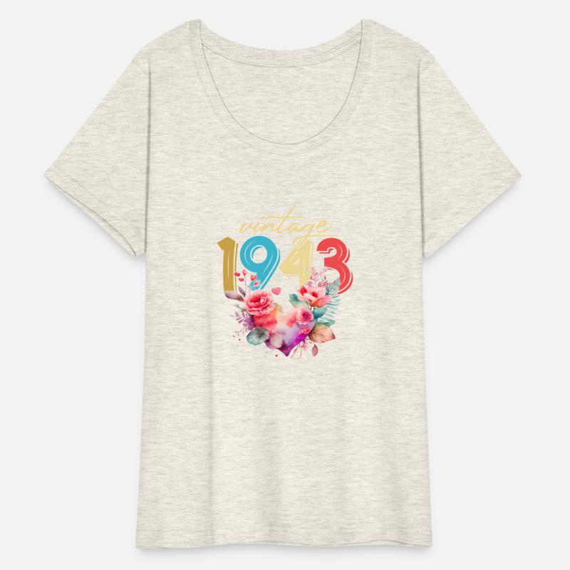 80 Year Old Vintage 1943 Floral He 80Th