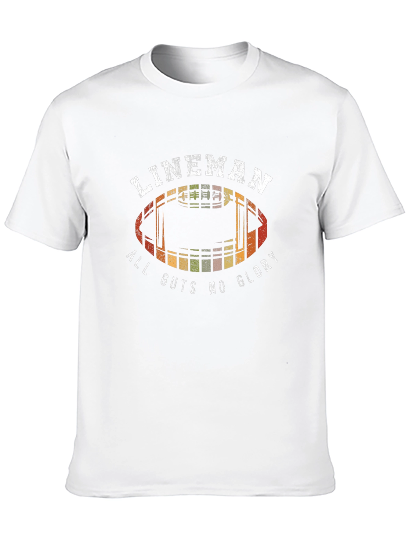 Lineman Football T-Shirt - All Guts No Glory