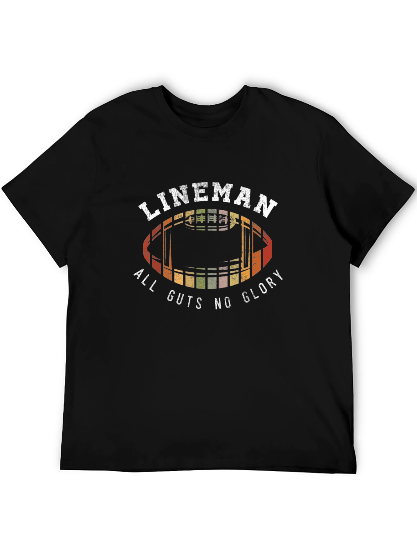Lineman Football T-Shirt - All Guts No Glory