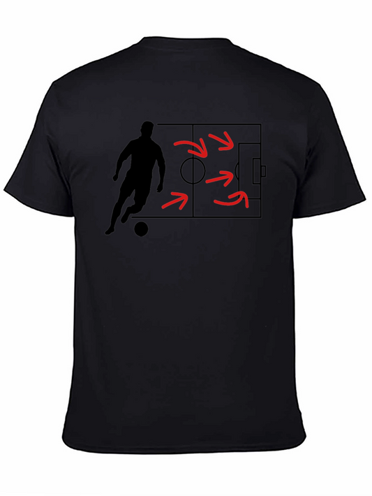 Soccer Strategy Graphic Tee - Black