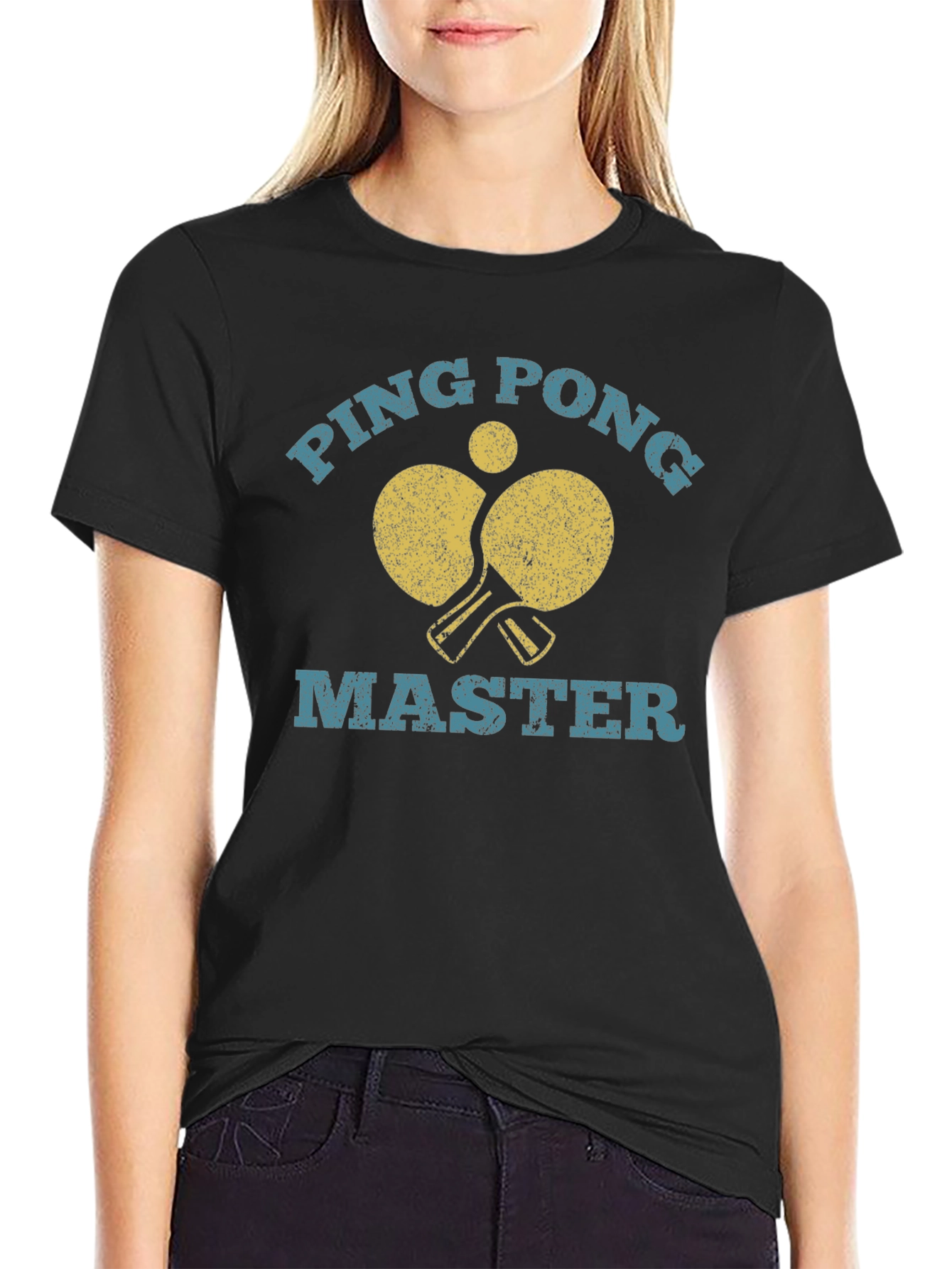 Ping Pong Master Black T-Shirt