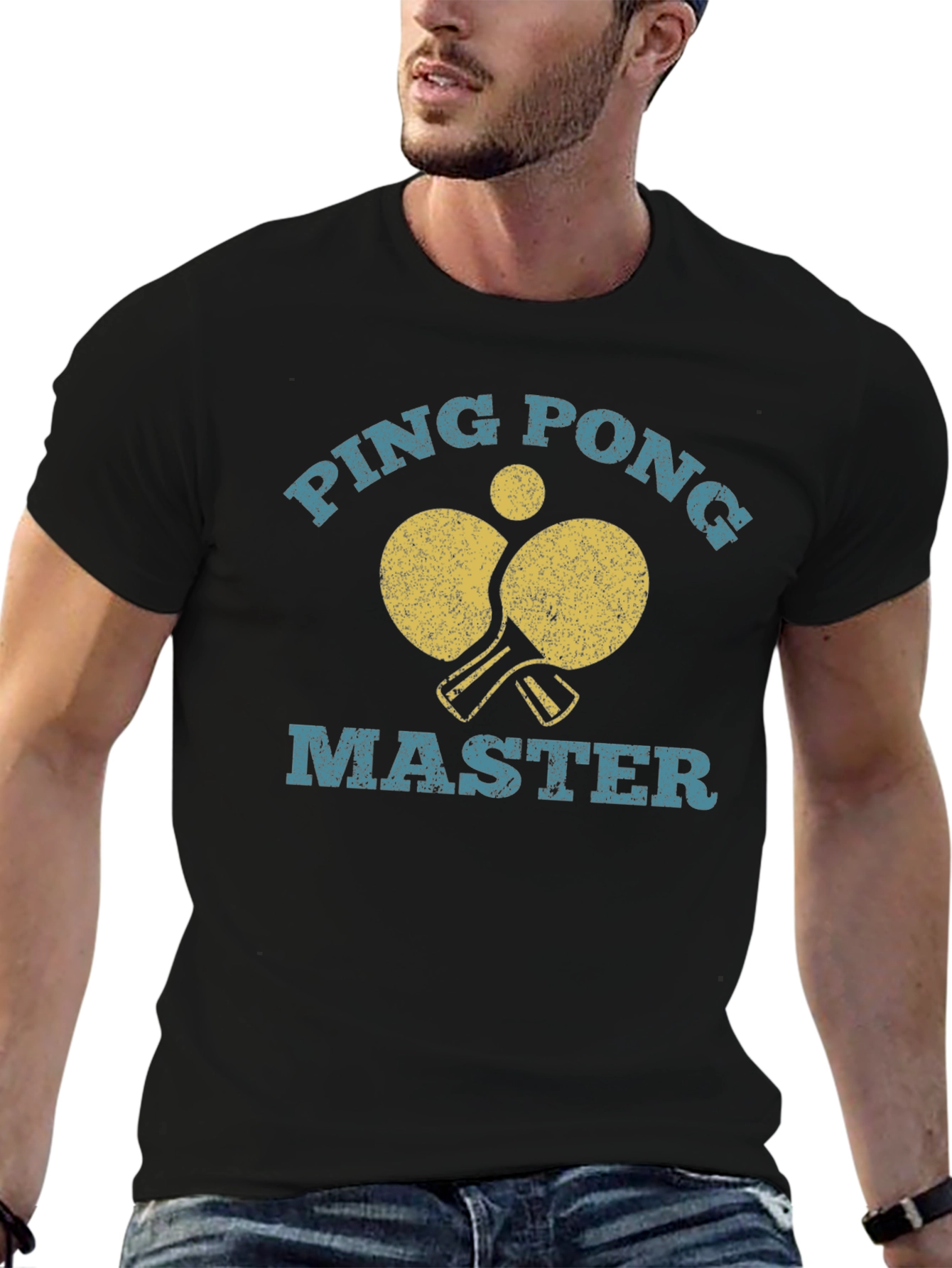 Ping Pong Master Black T-Shirt