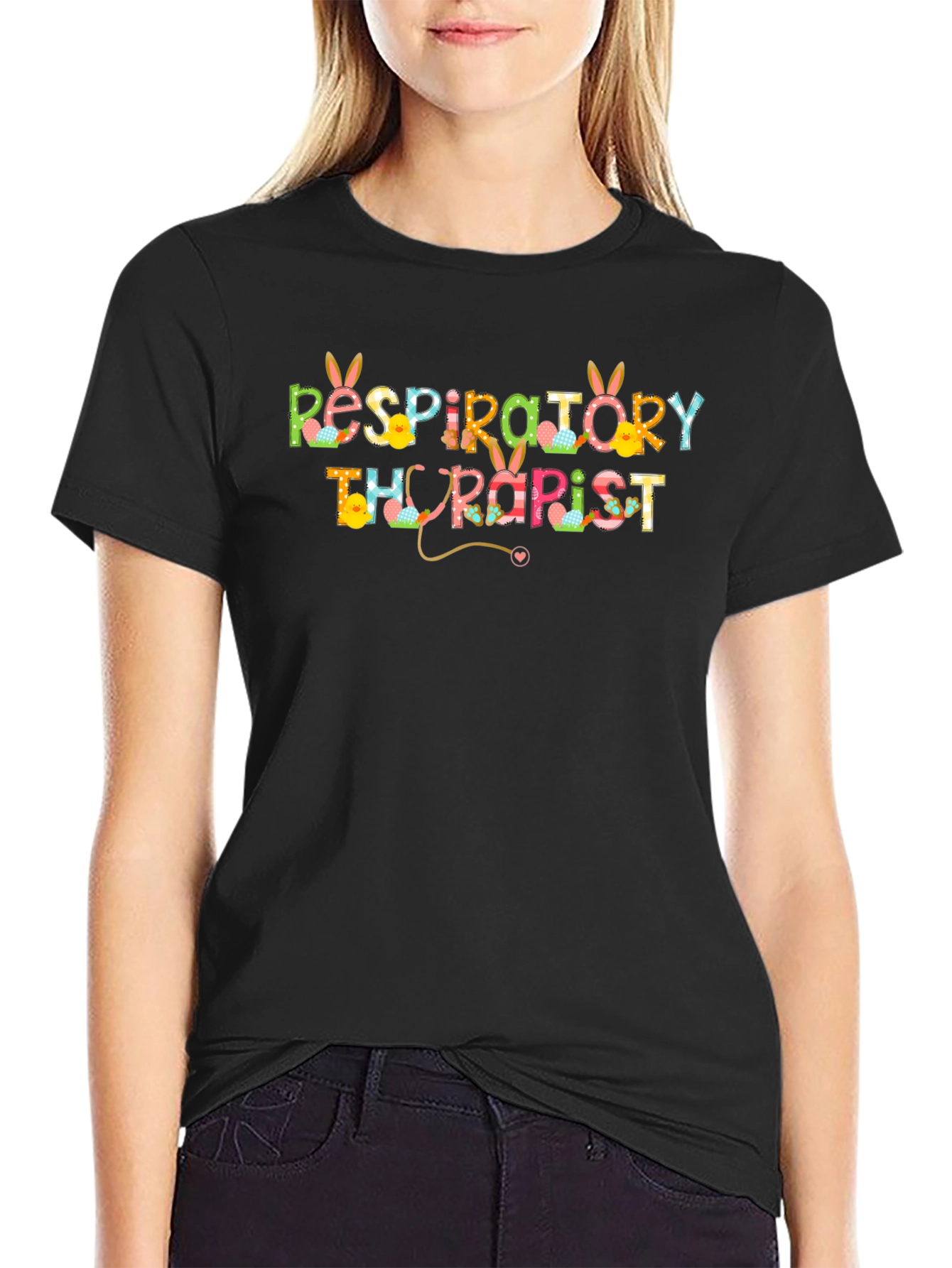 Respiratory Therapist Easter Bunny T-Shirt