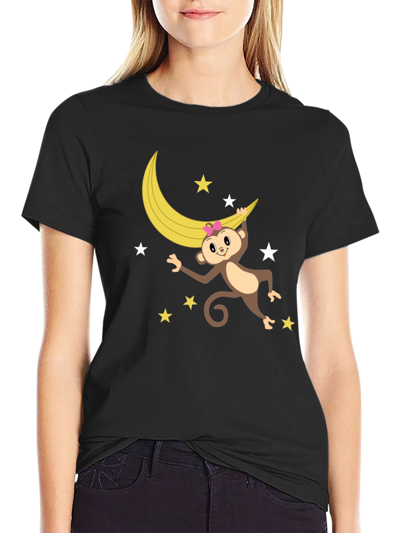 Monkey & Banana Moon Graphic T-Shirt
