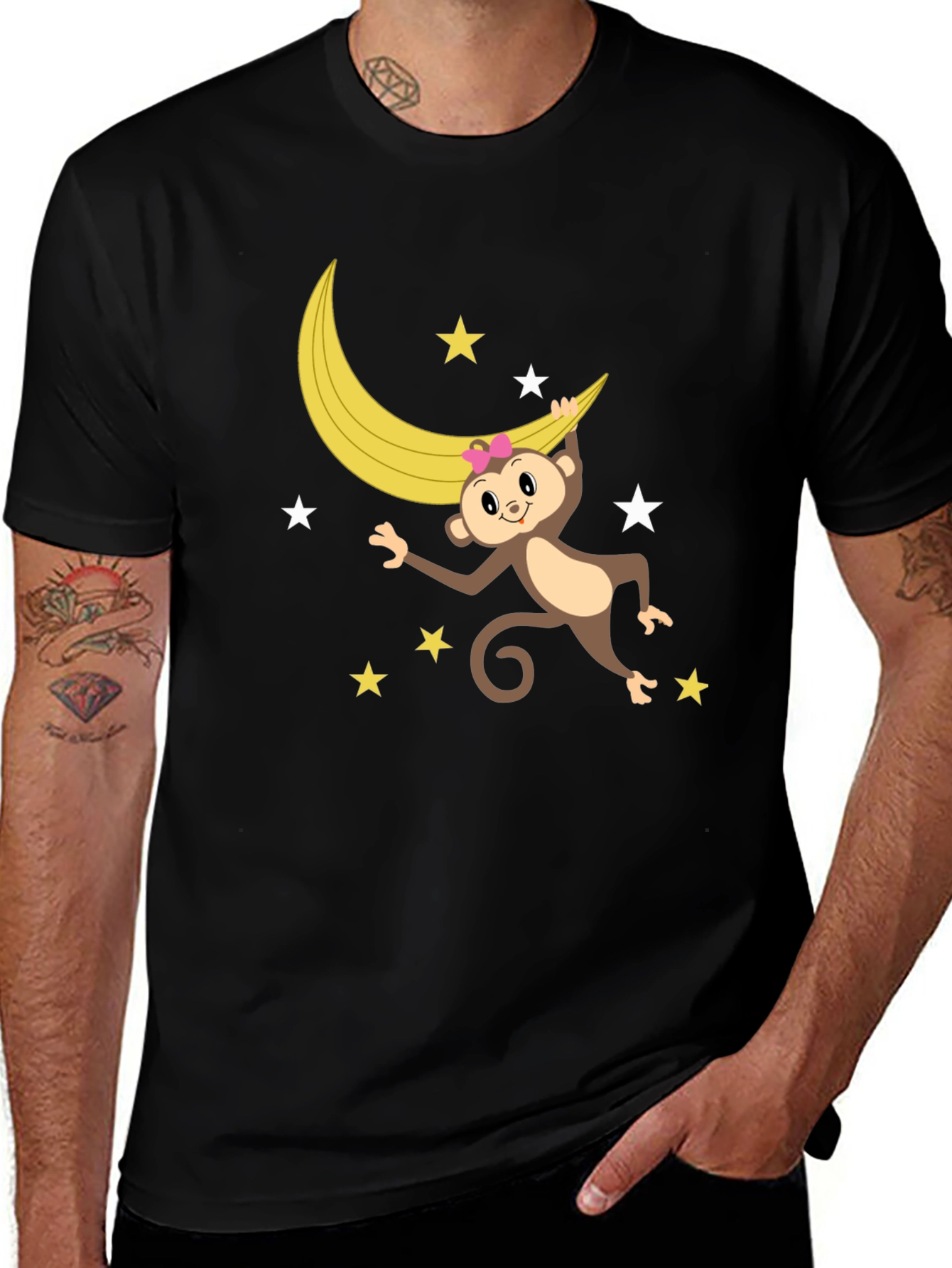 Monkey & Banana Moon Graphic T-Shirt