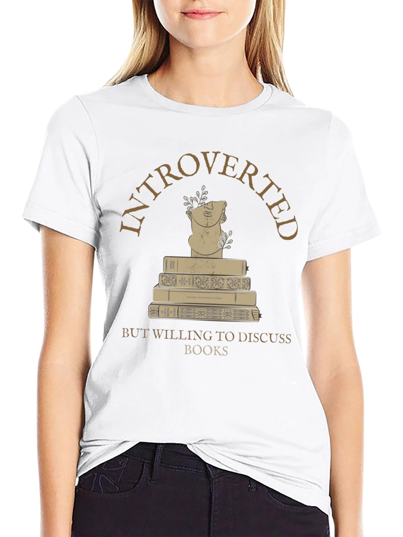 Introverted Book Lover T-Shirt