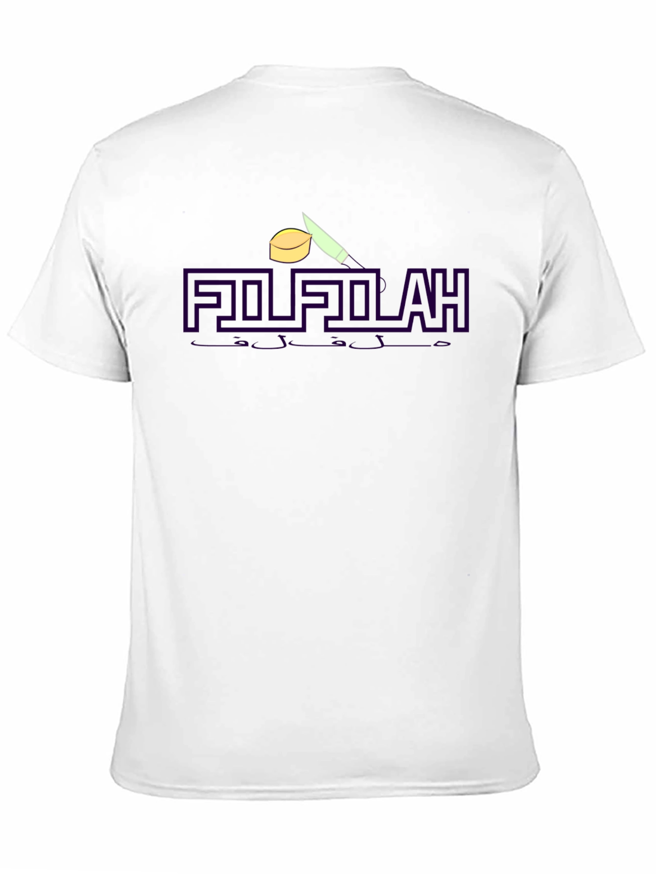 FILFLAH Graphic Tee - Modern Black Cotton T-Shirt