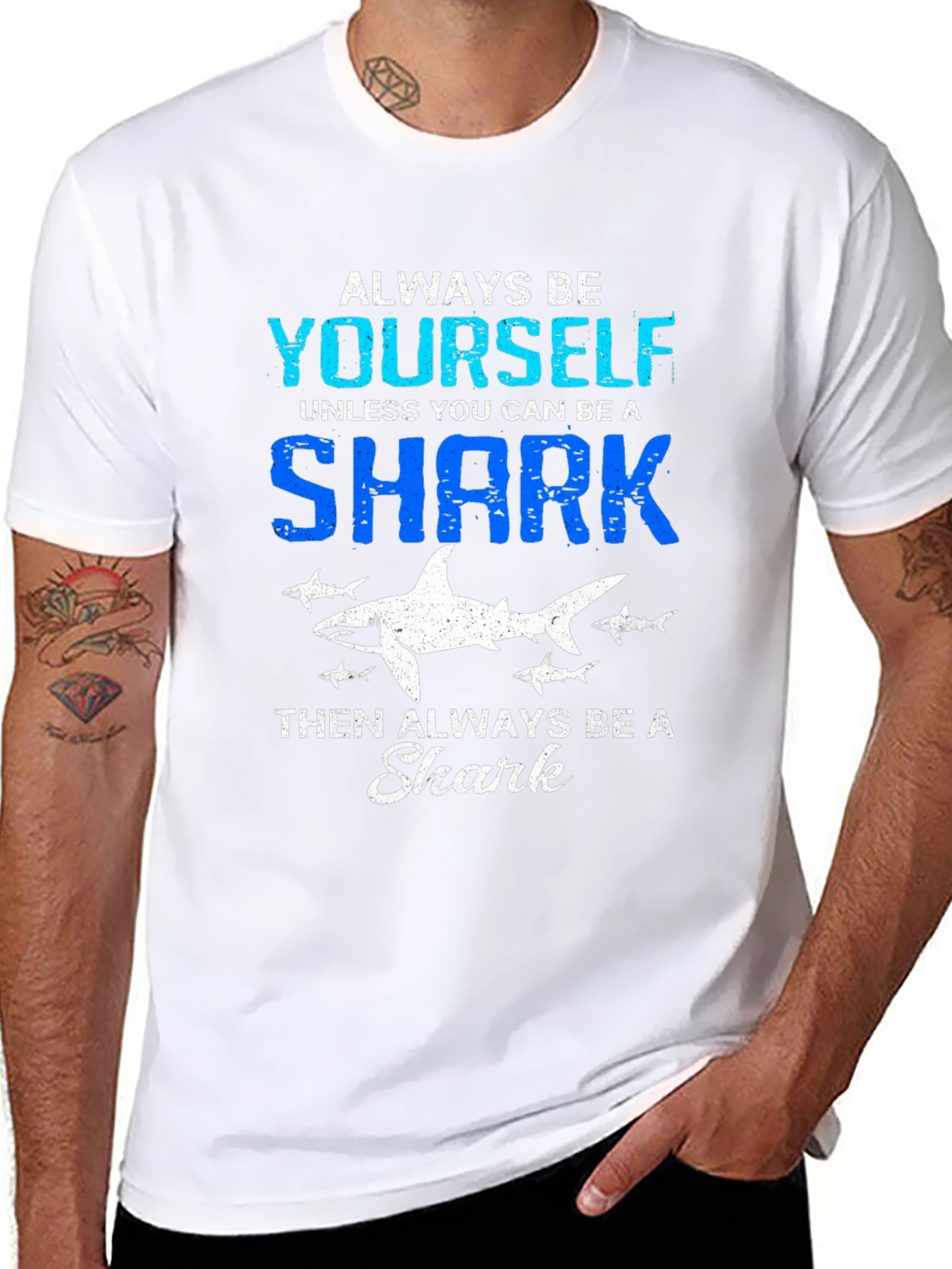 Always Be Yourself Shark T-Shirt