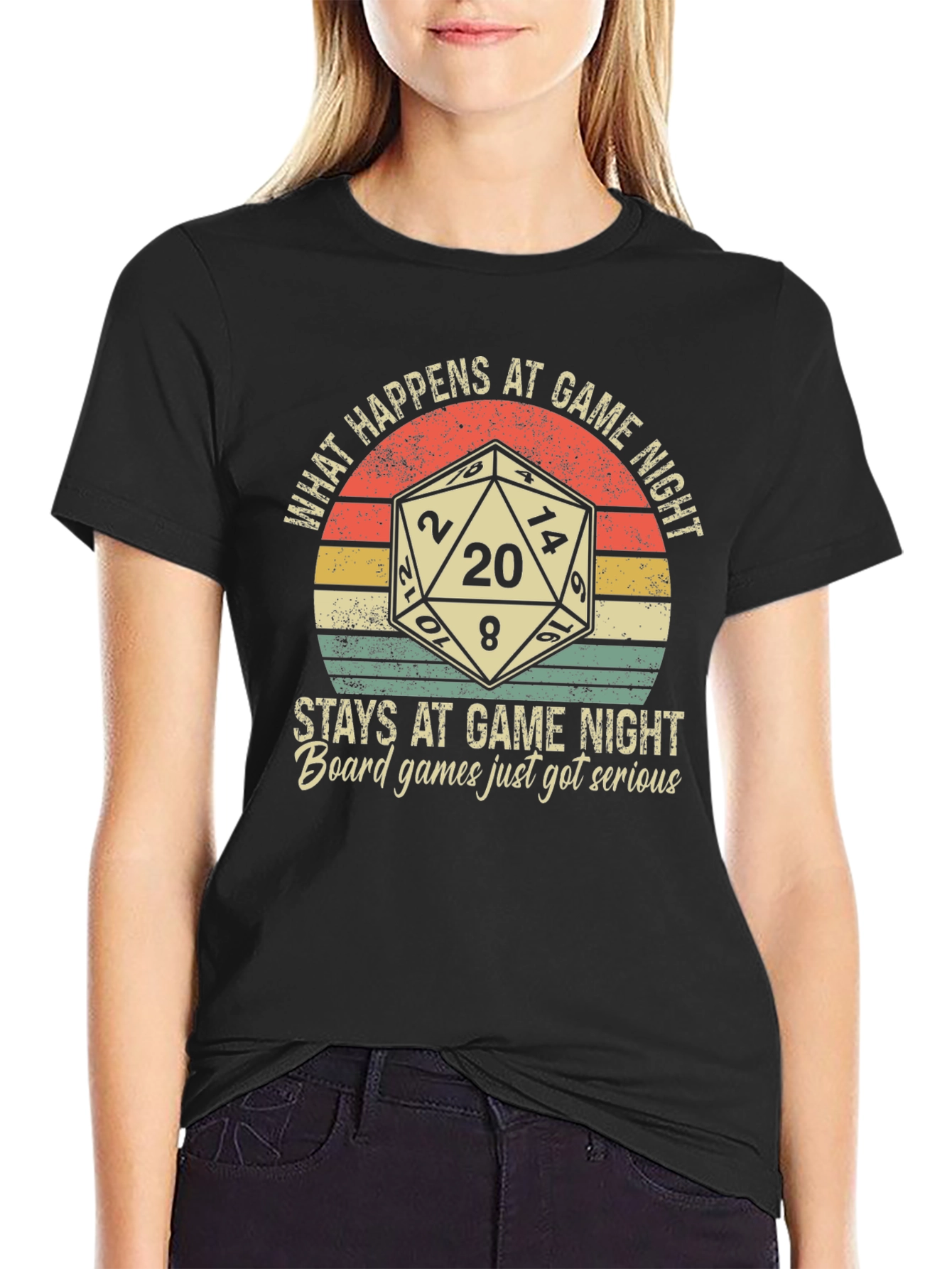 Game Night T-Shirt: Dice & Funny Slogan
