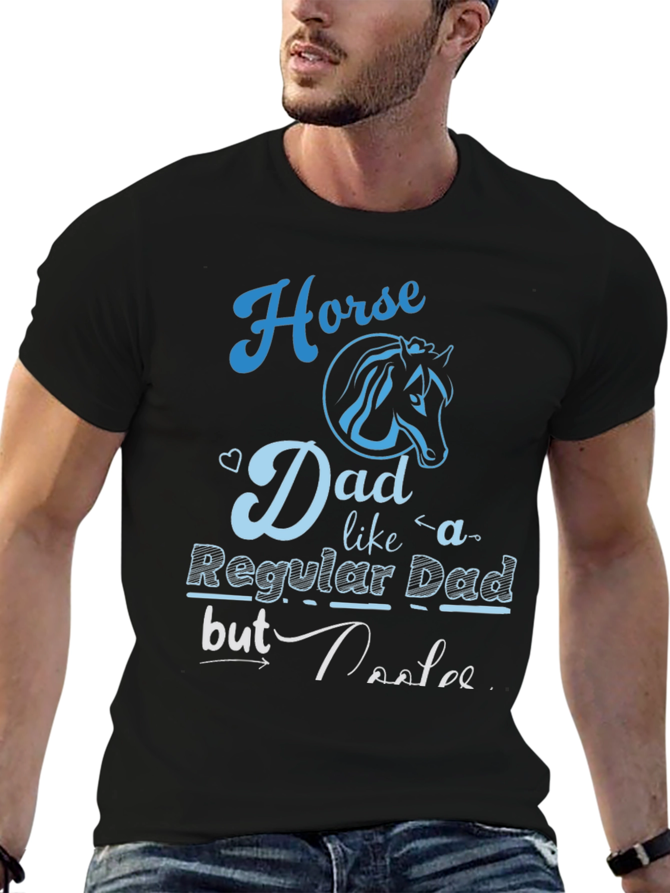 Horse Dad T-Shirt - Regular Dad But Cooler