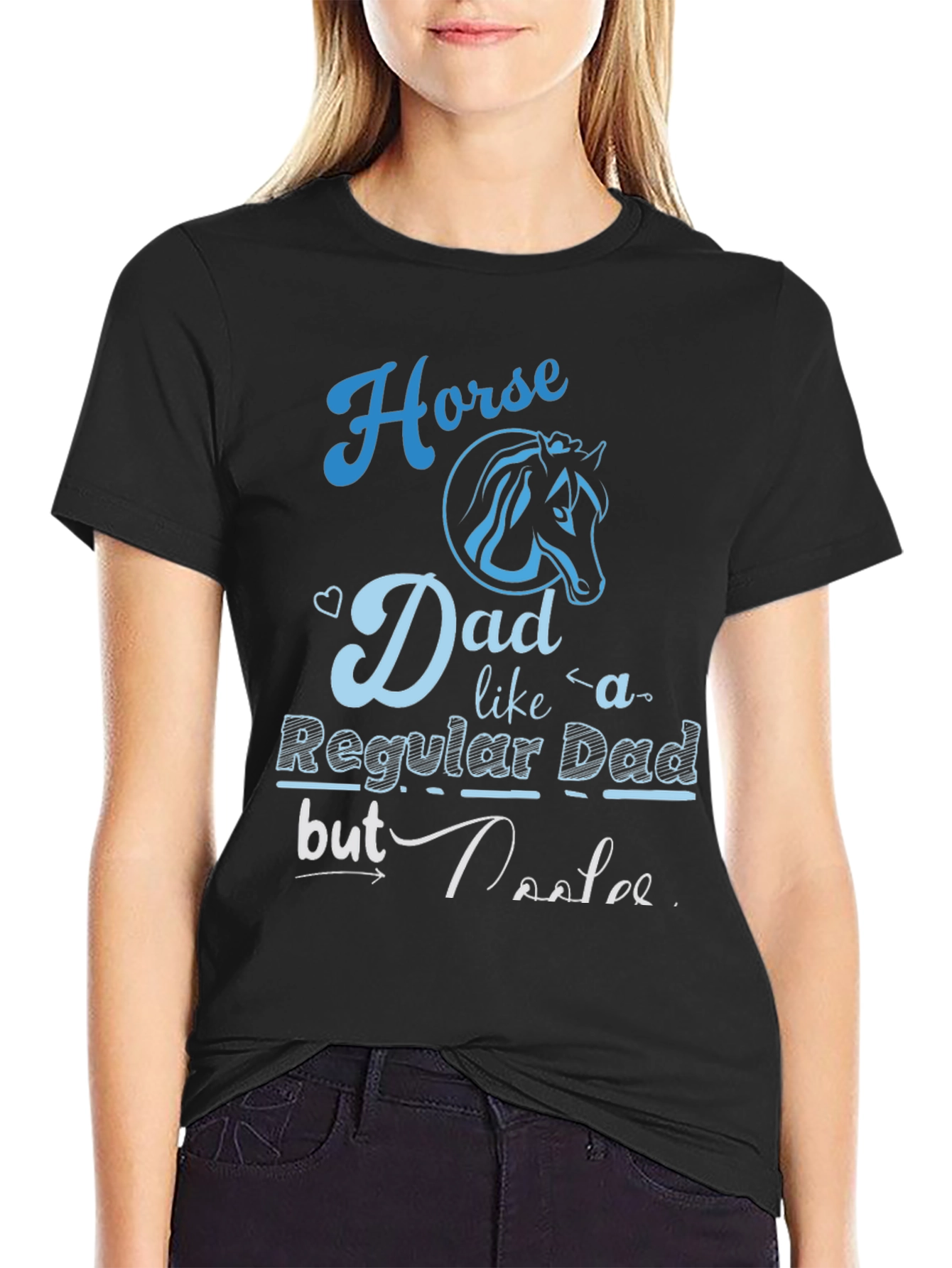 Horse Dad T-Shirt - Regular Dad But Cooler