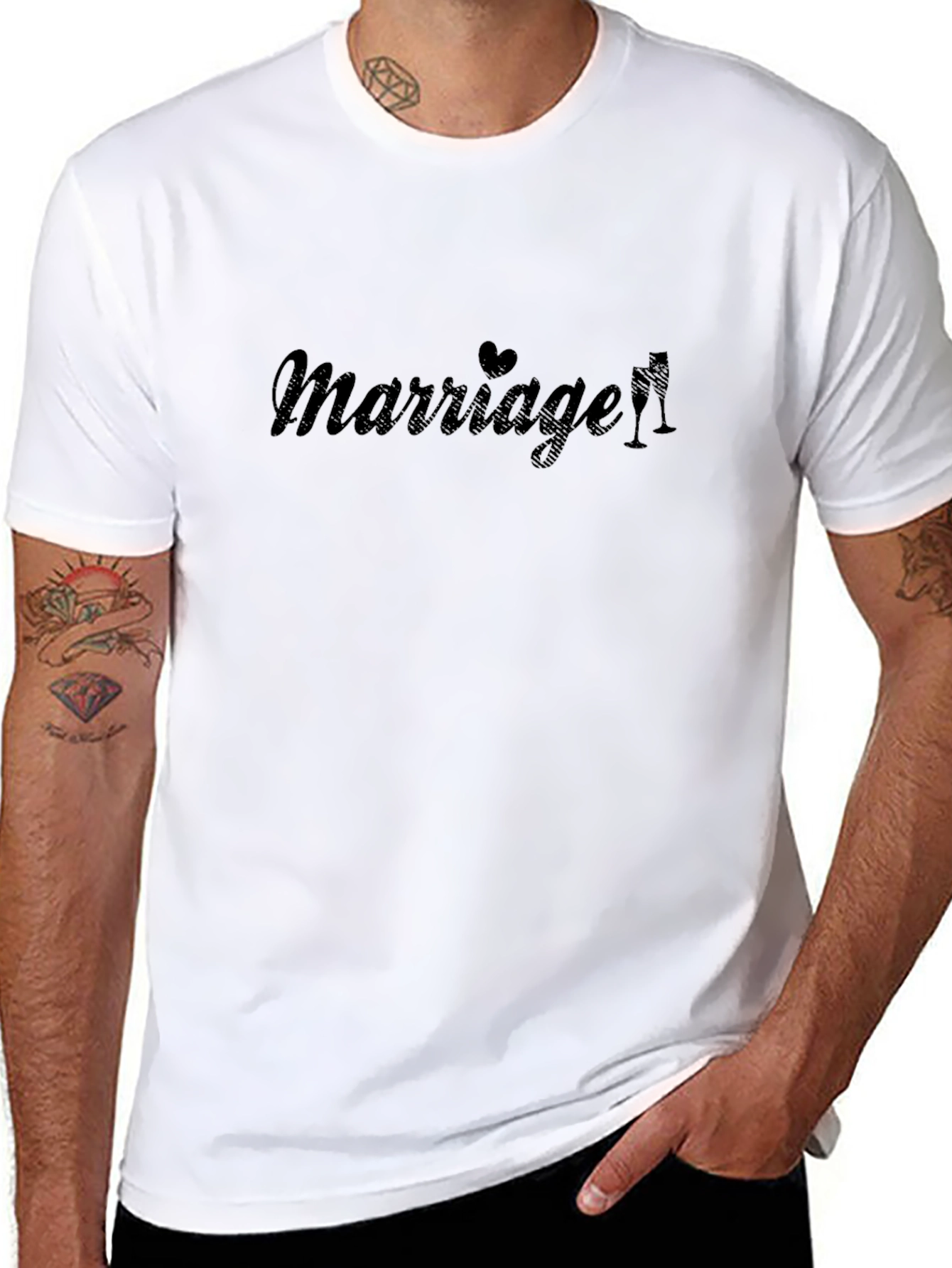 Marriage Tee: Celebration T-Shirt for Special Occasions