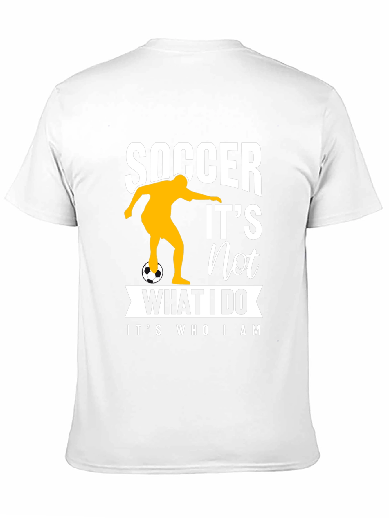 Soccer Lover Black T-Shirt - Its Who I Am