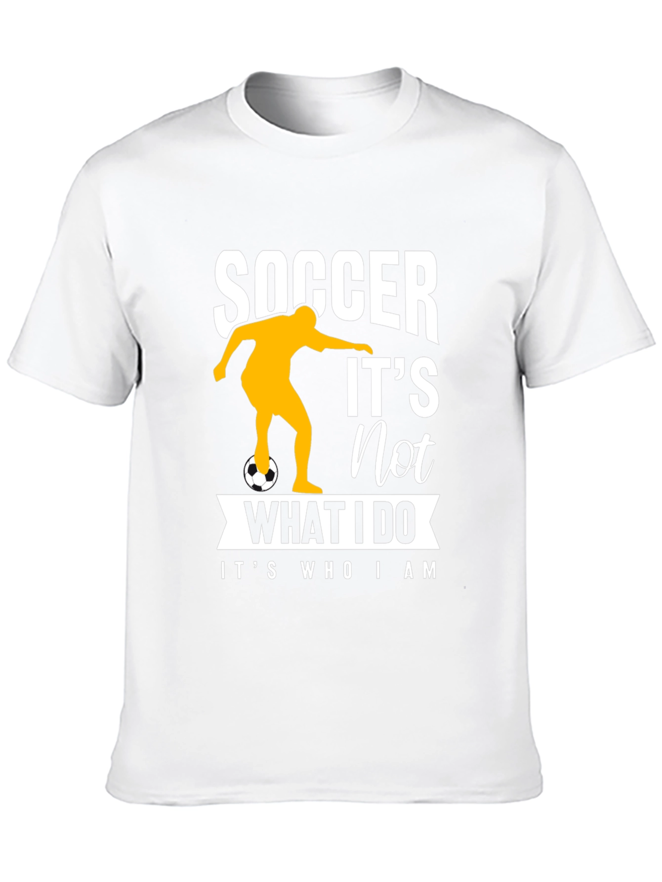 Soccer Lover Black T-Shirt - Its Who I Am