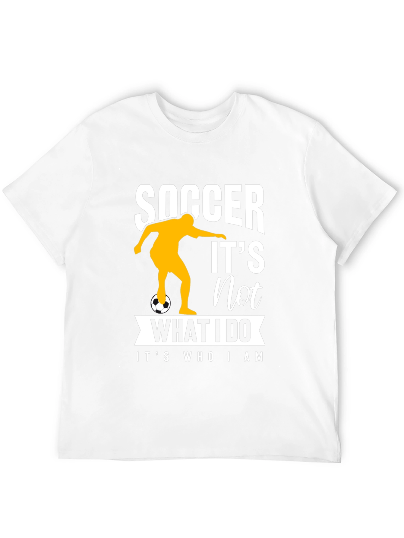 Soccer Lover Black T-Shirt - Its Who I Am