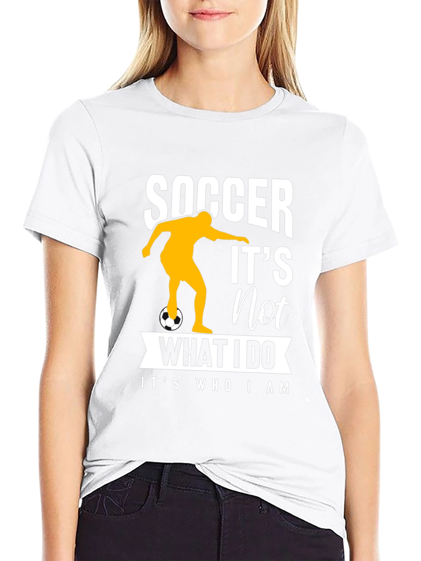 Soccer Lover Black T-Shirt - Its Who I Am