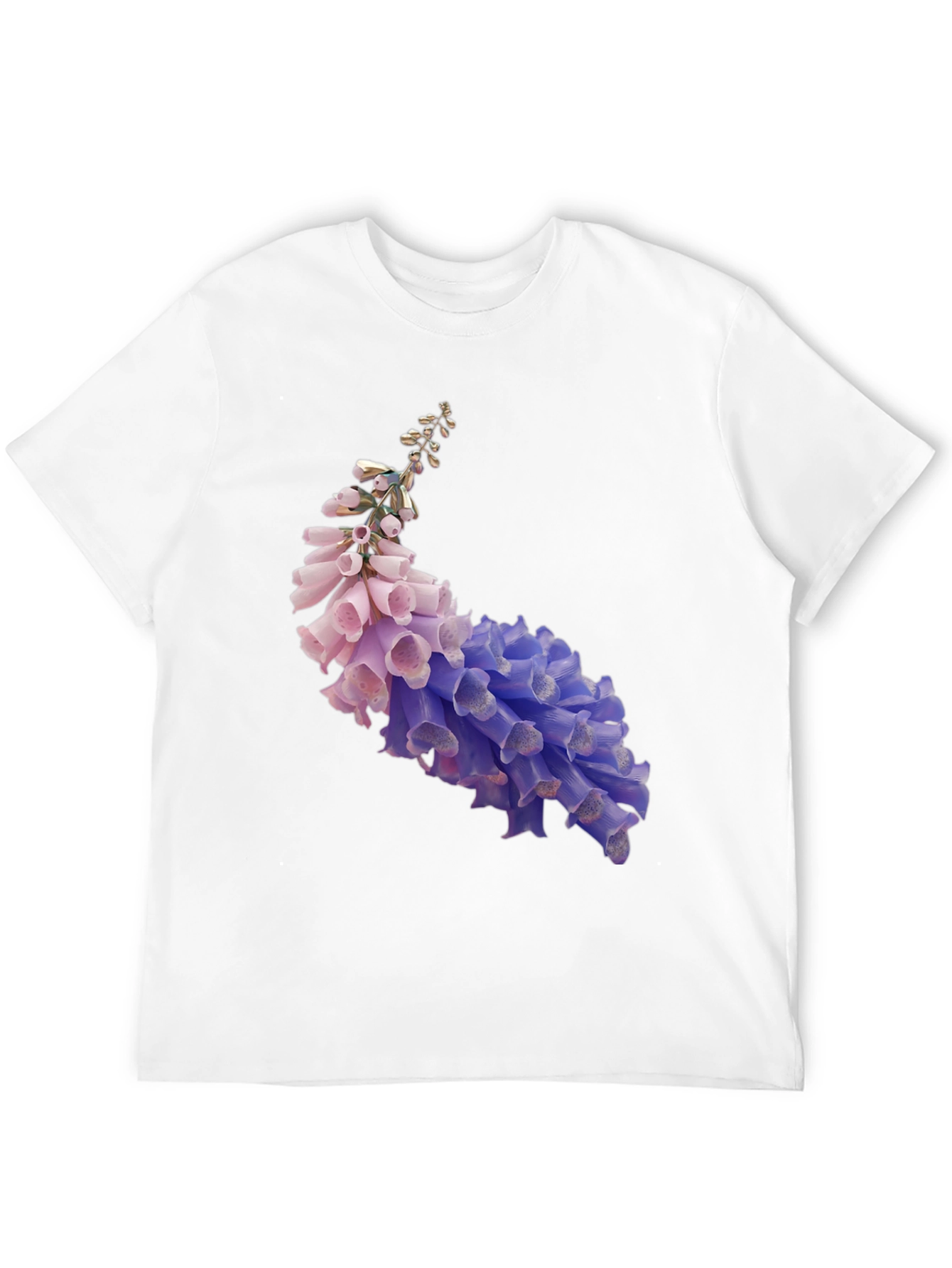 Floral Print T-Shirt - Stylish Black Tee