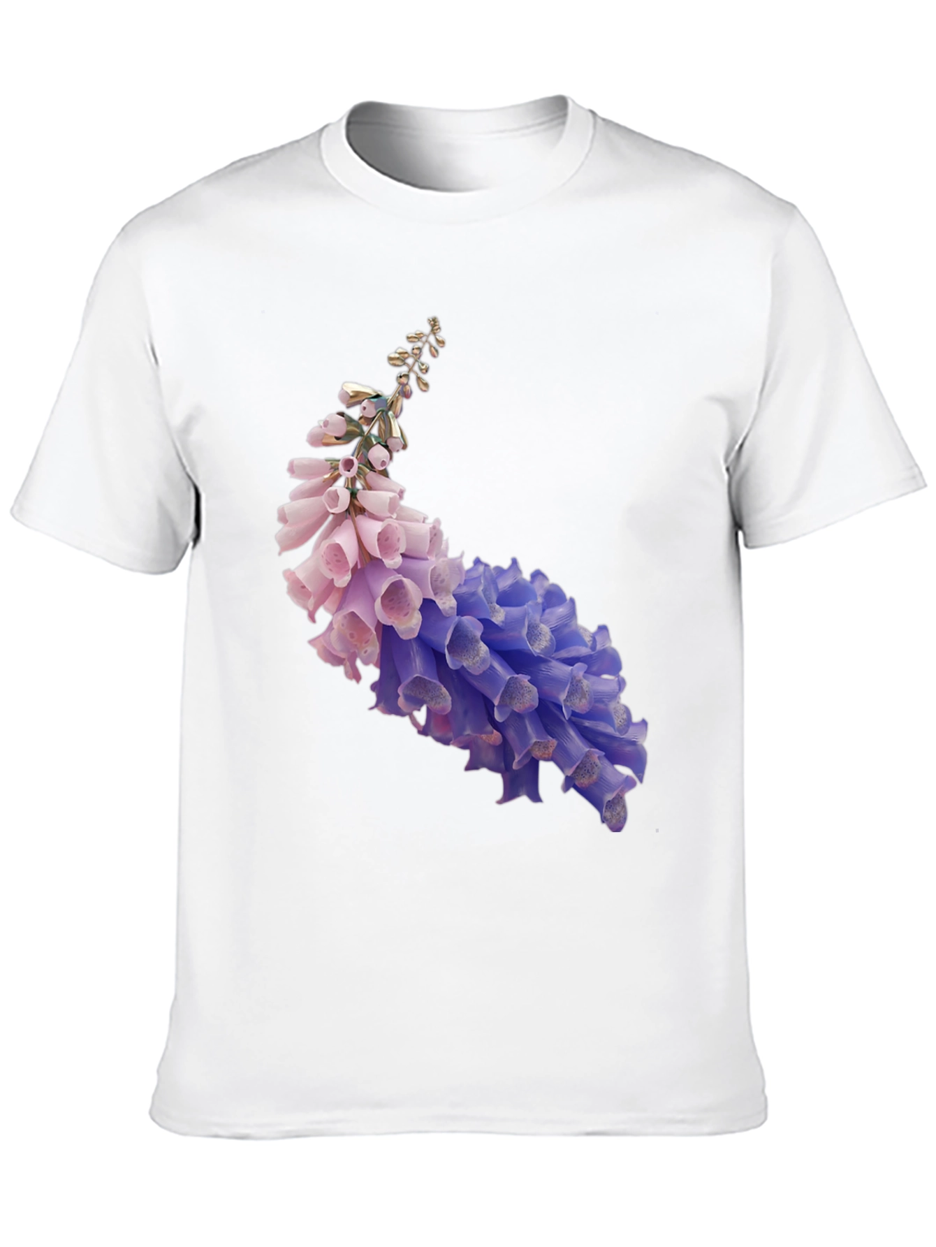 Floral Print T-Shirt - Stylish Black Tee