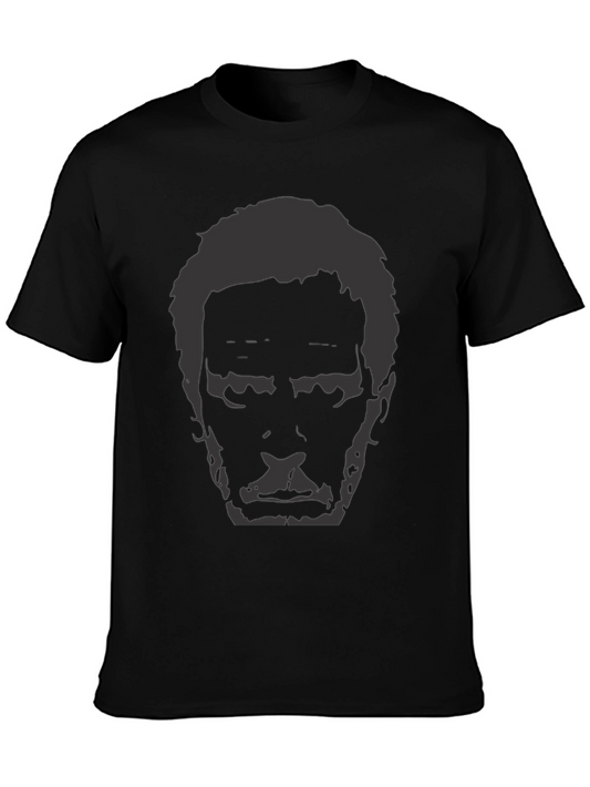 House MD Graphic Tee - Cool Doctor Silhouette T-Shirt
