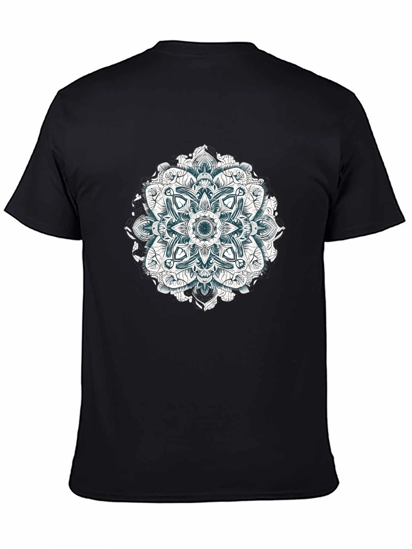 Mandala Graphic Black T-Shirt - Artistic Style