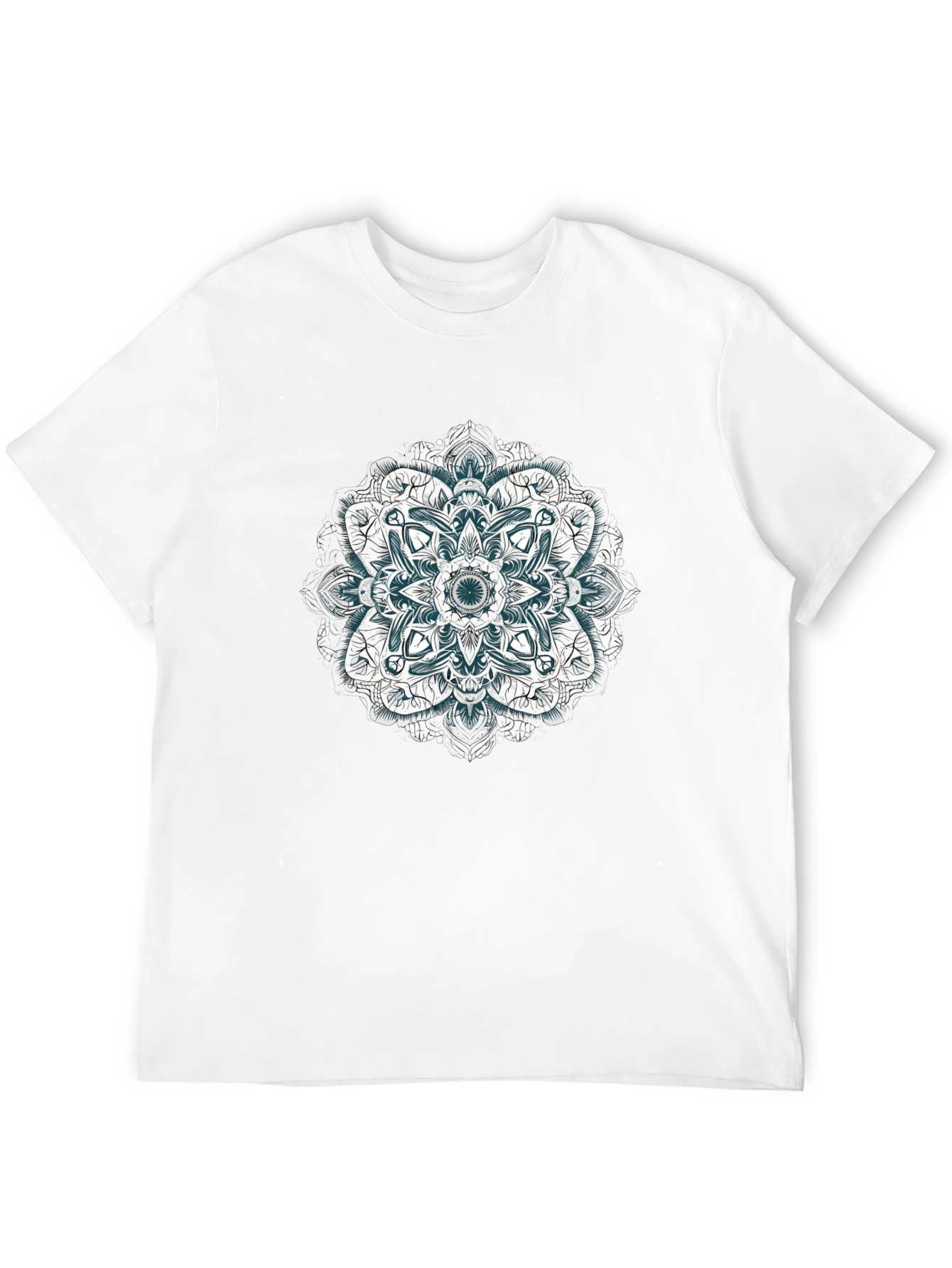 Mandala Graphic Black T-Shirt - Artistic Style