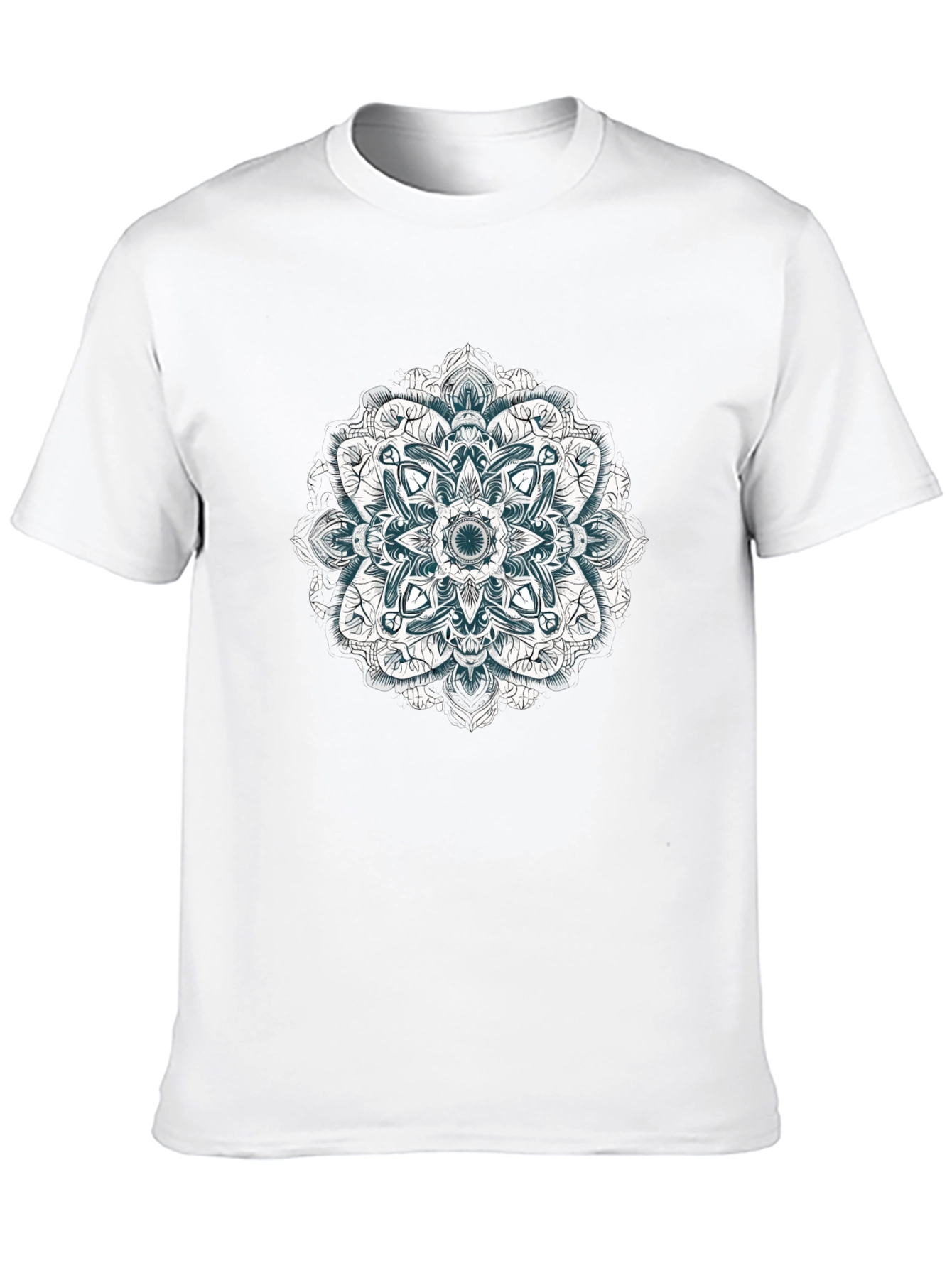 Mandala Graphic Black T-Shirt - Artistic Style