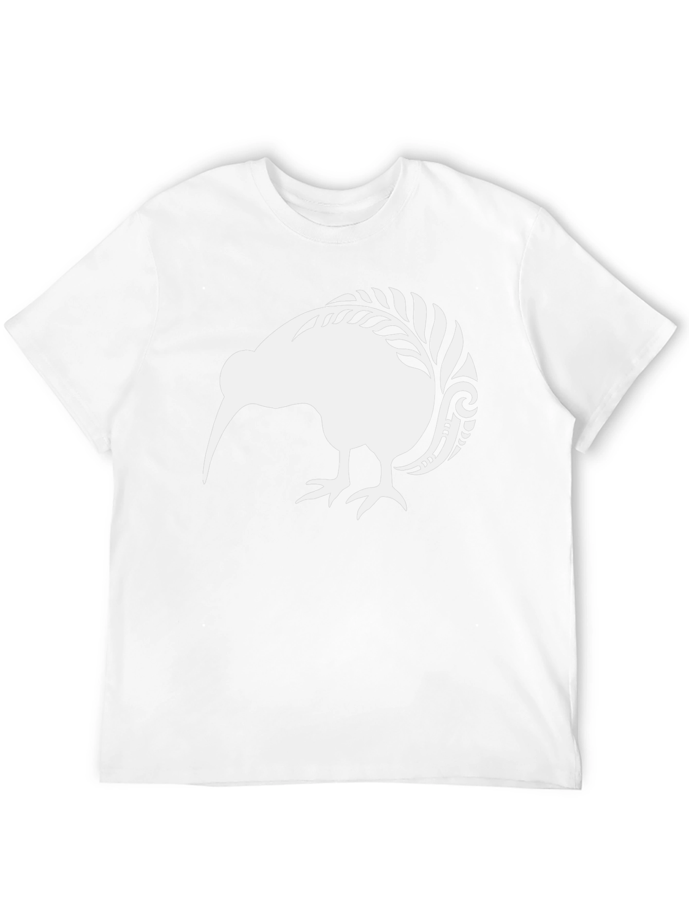 Kiwi Bird Graphic Tee - Black Cotton T-Shirt