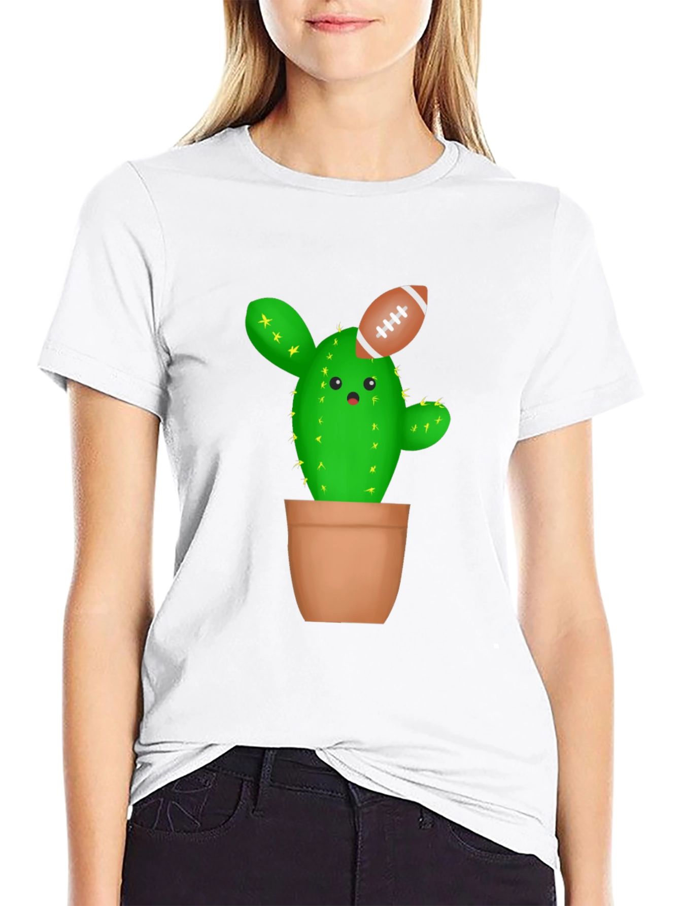 Cactus Football T-Shirt