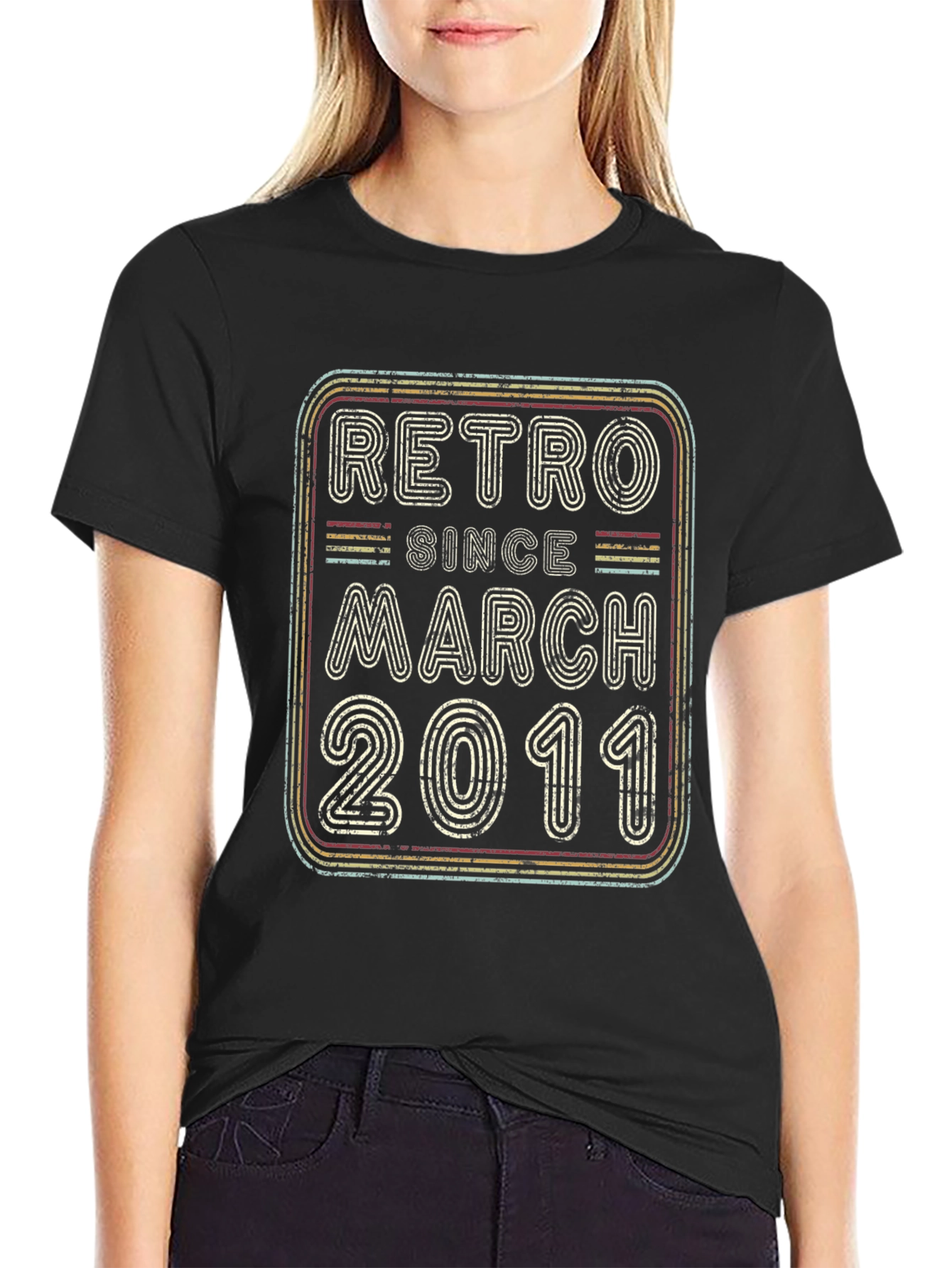Retro Since March 2011 Birthday T-Shirt