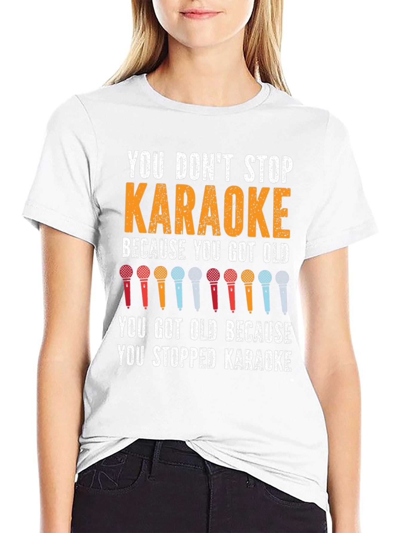 Karaoke Lover T-Shirt: You Dont Stop Karaoke