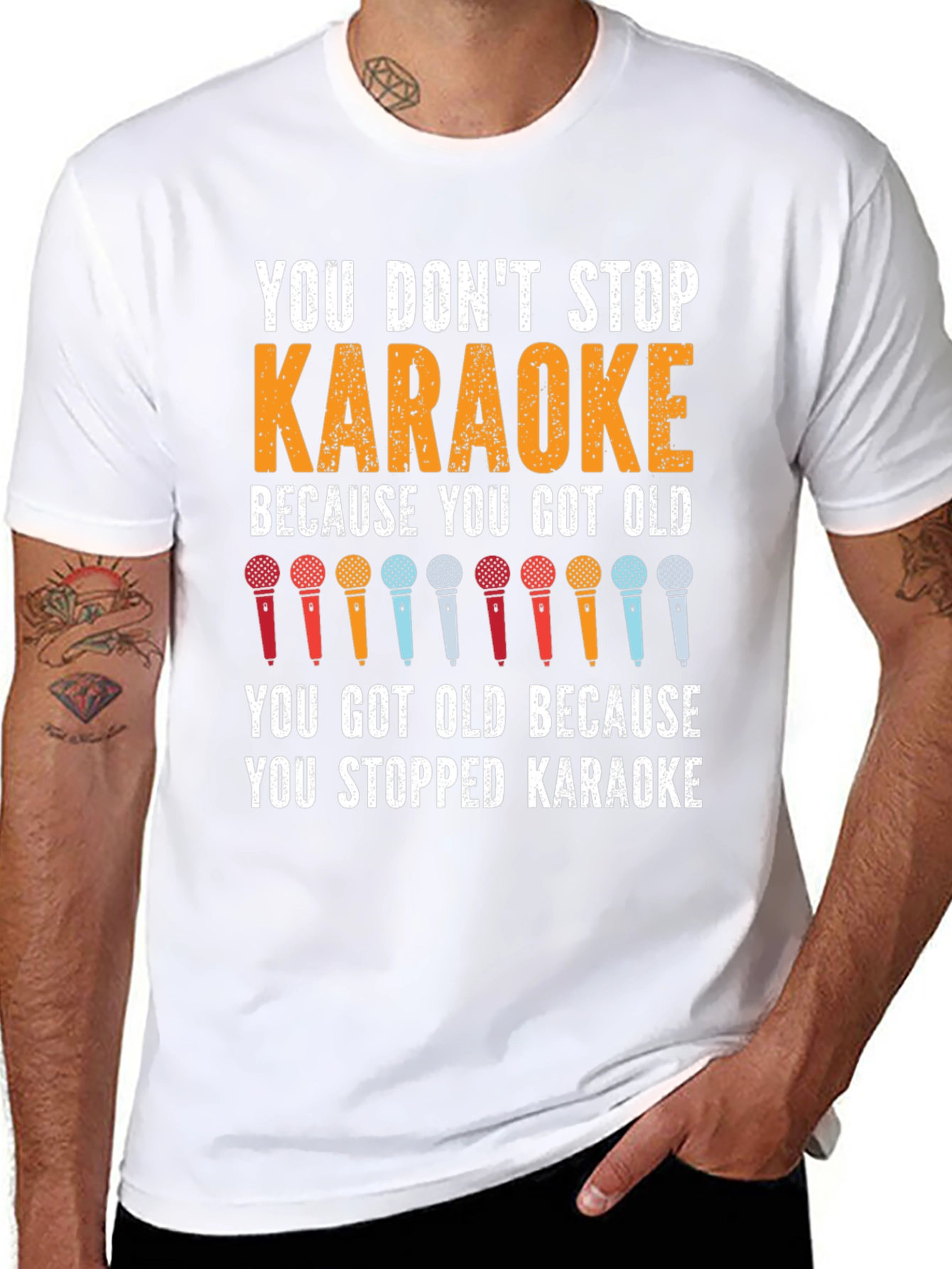 Karaoke Lover T-Shirt: You Dont Stop Karaoke
