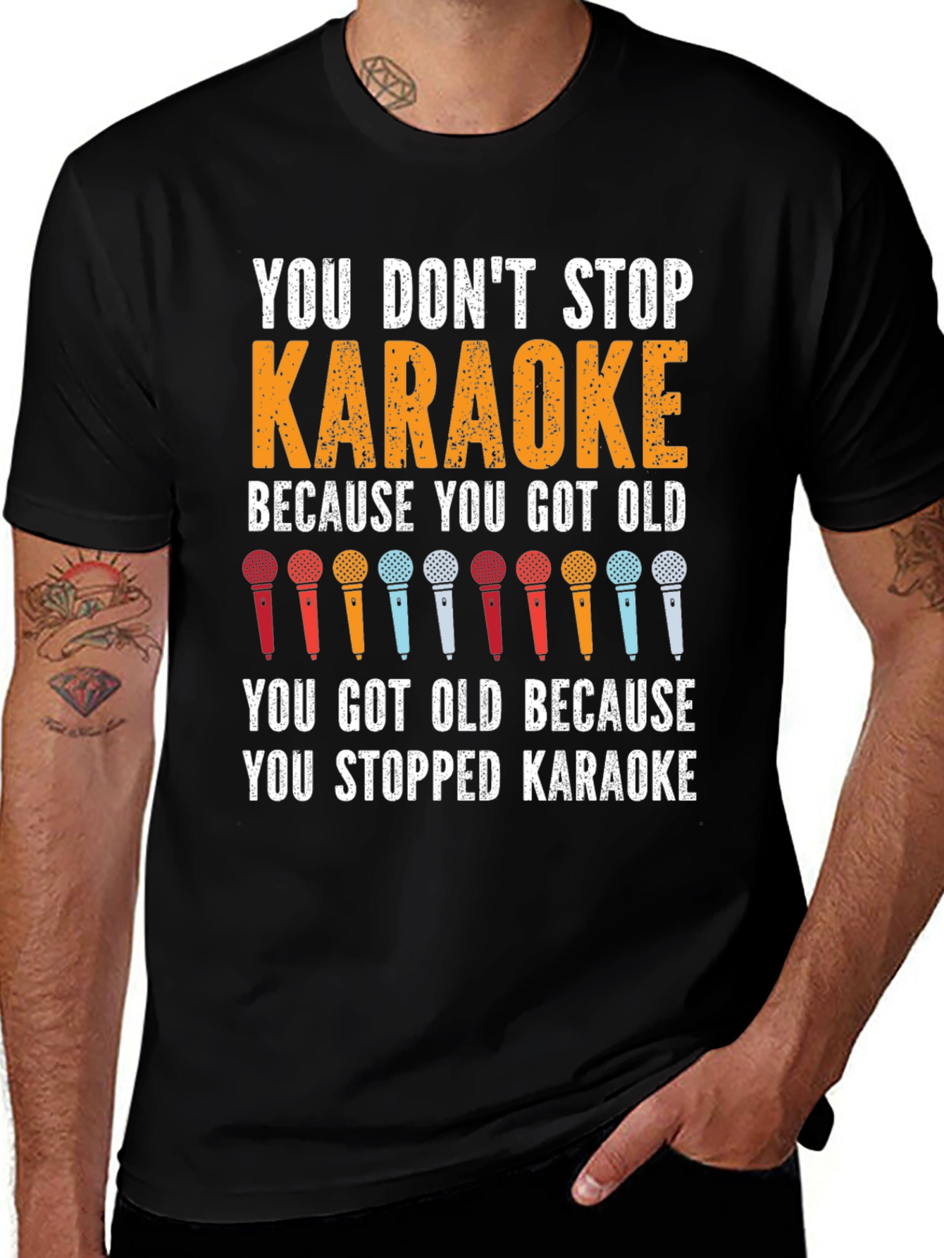 Karaoke Lover T-Shirt: You Dont Stop Karaoke