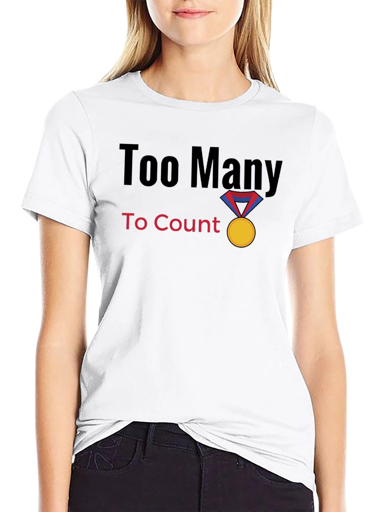 Too Many to Count Medal Graphic T-Shirt