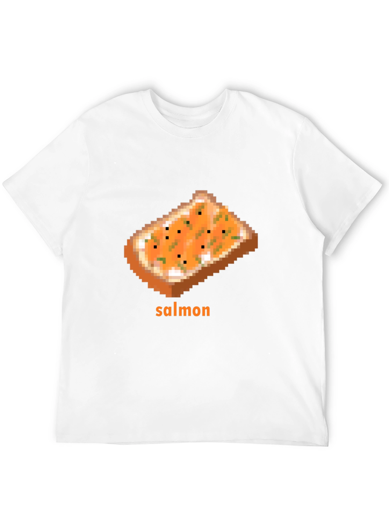 Pixel Salmon Toast T-Shirt - Unique Graphic Tee