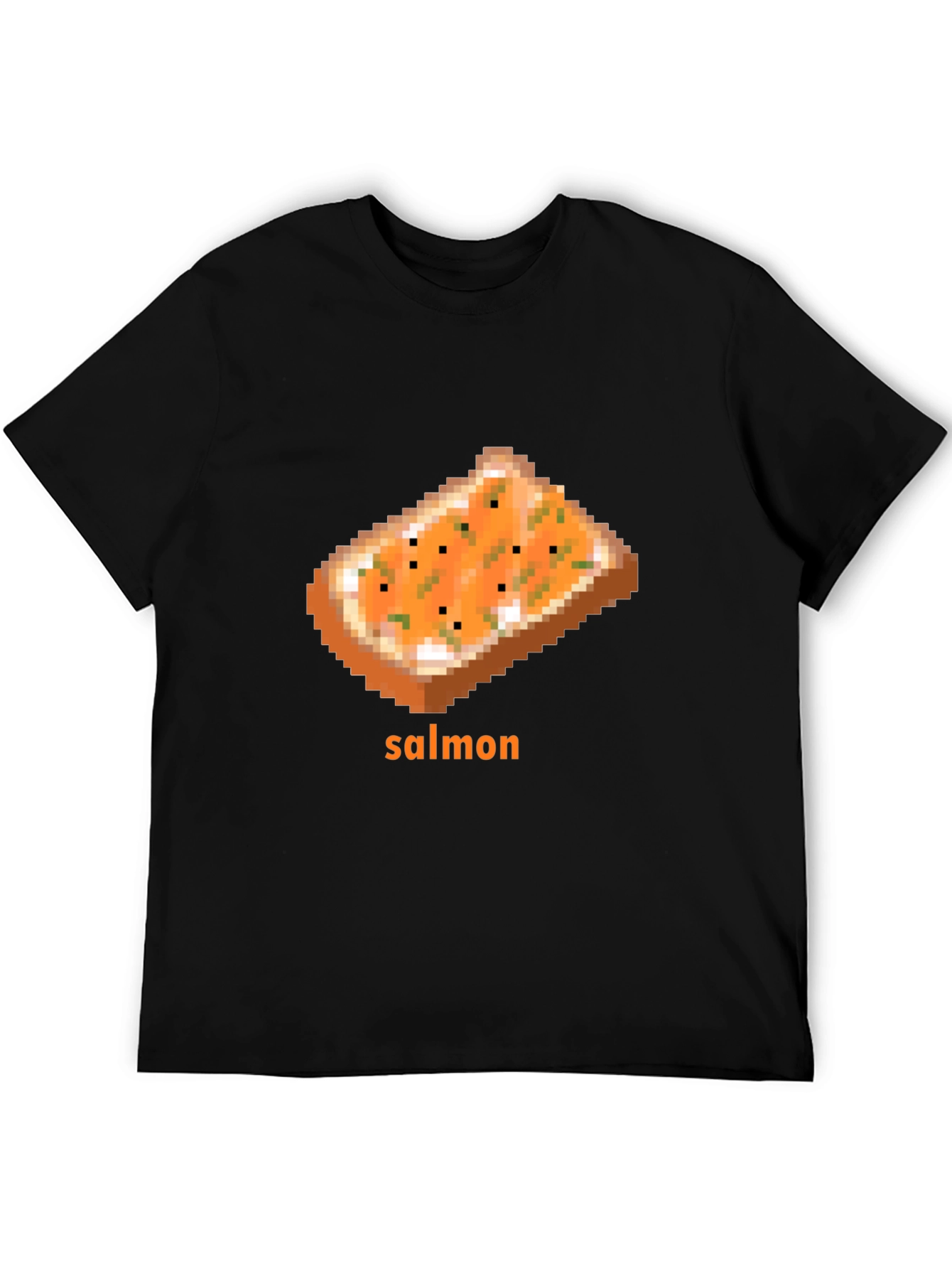 Pixel Salmon Toast T-Shirt - Unique Graphic Tee