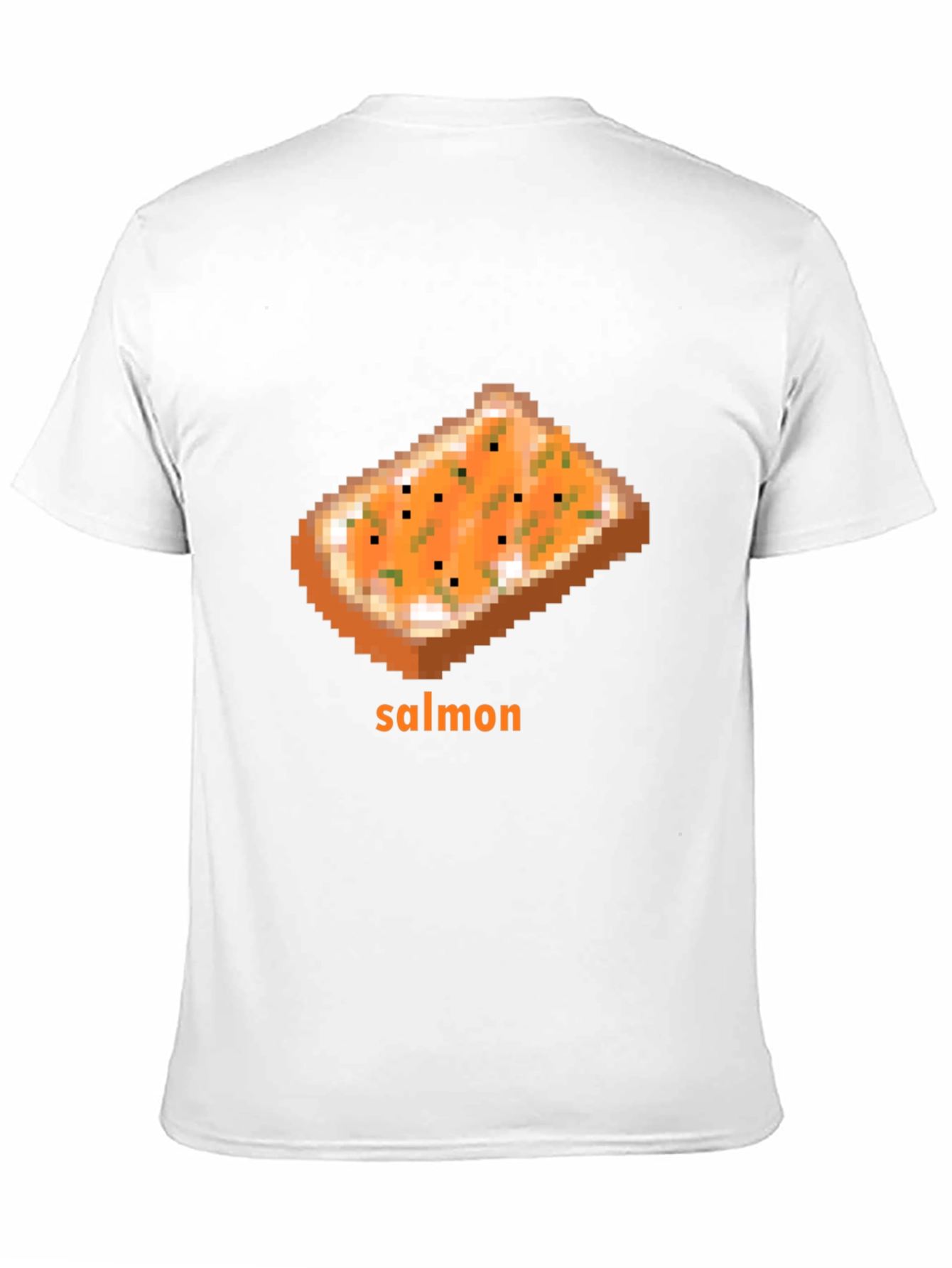 Pixel Salmon Toast T-Shirt - Unique Graphic Tee