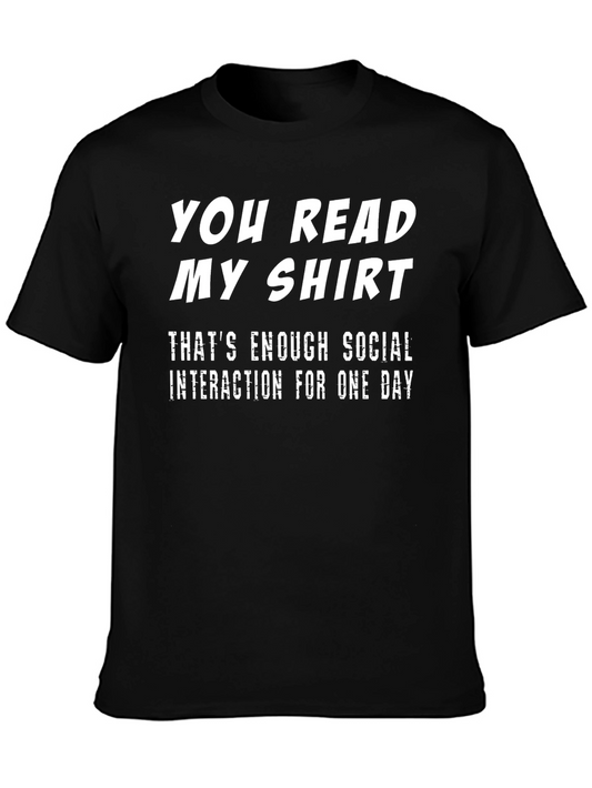 Funny Social Interaction T-Shirt - Introvert Humor