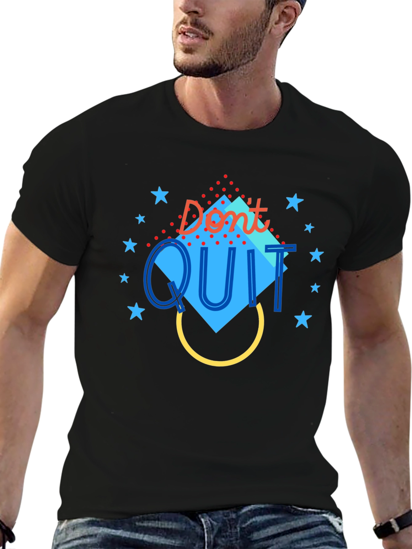 Dont Quit Motivational Graphic Tee
