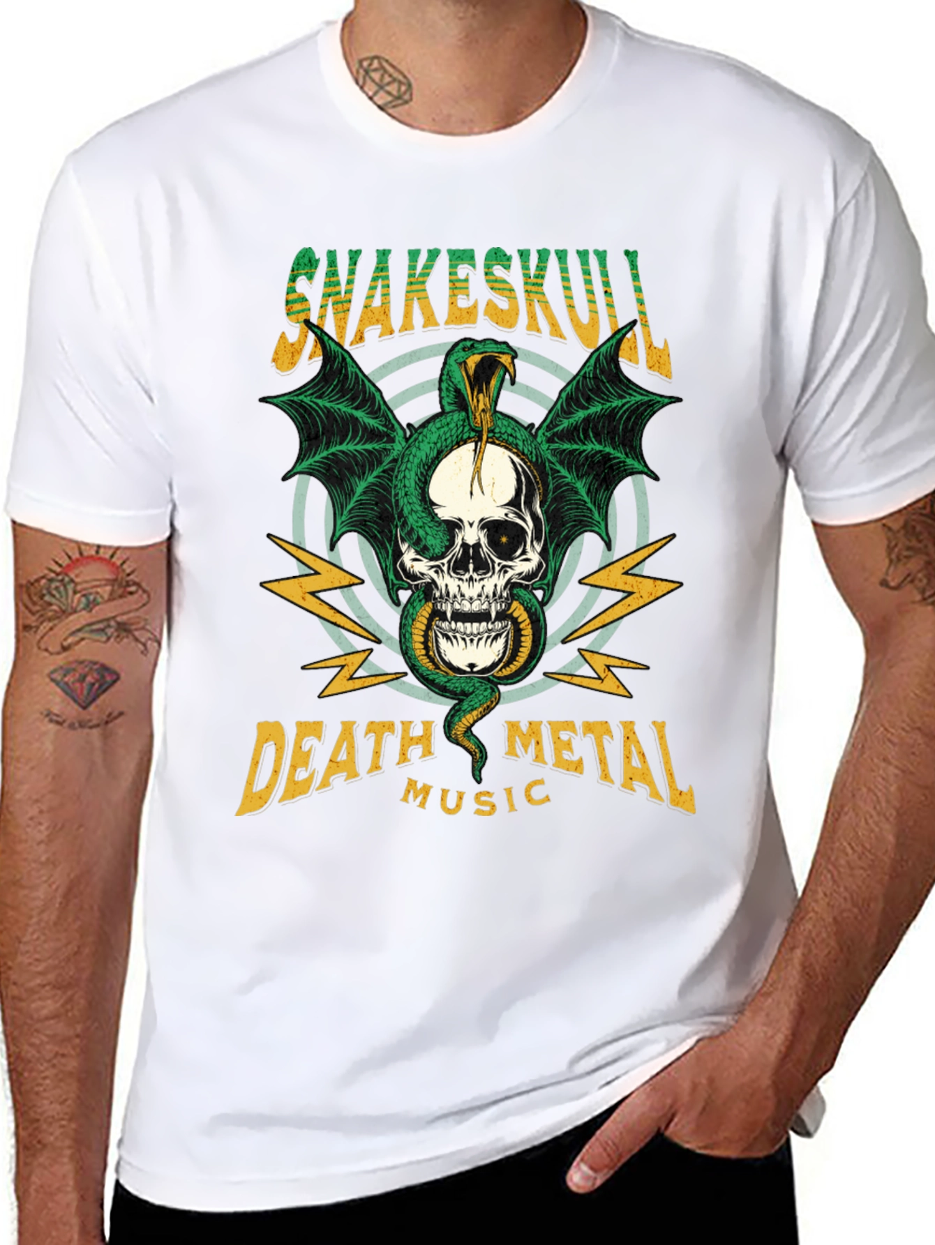 Snakeskull Death Metal T-Shirt