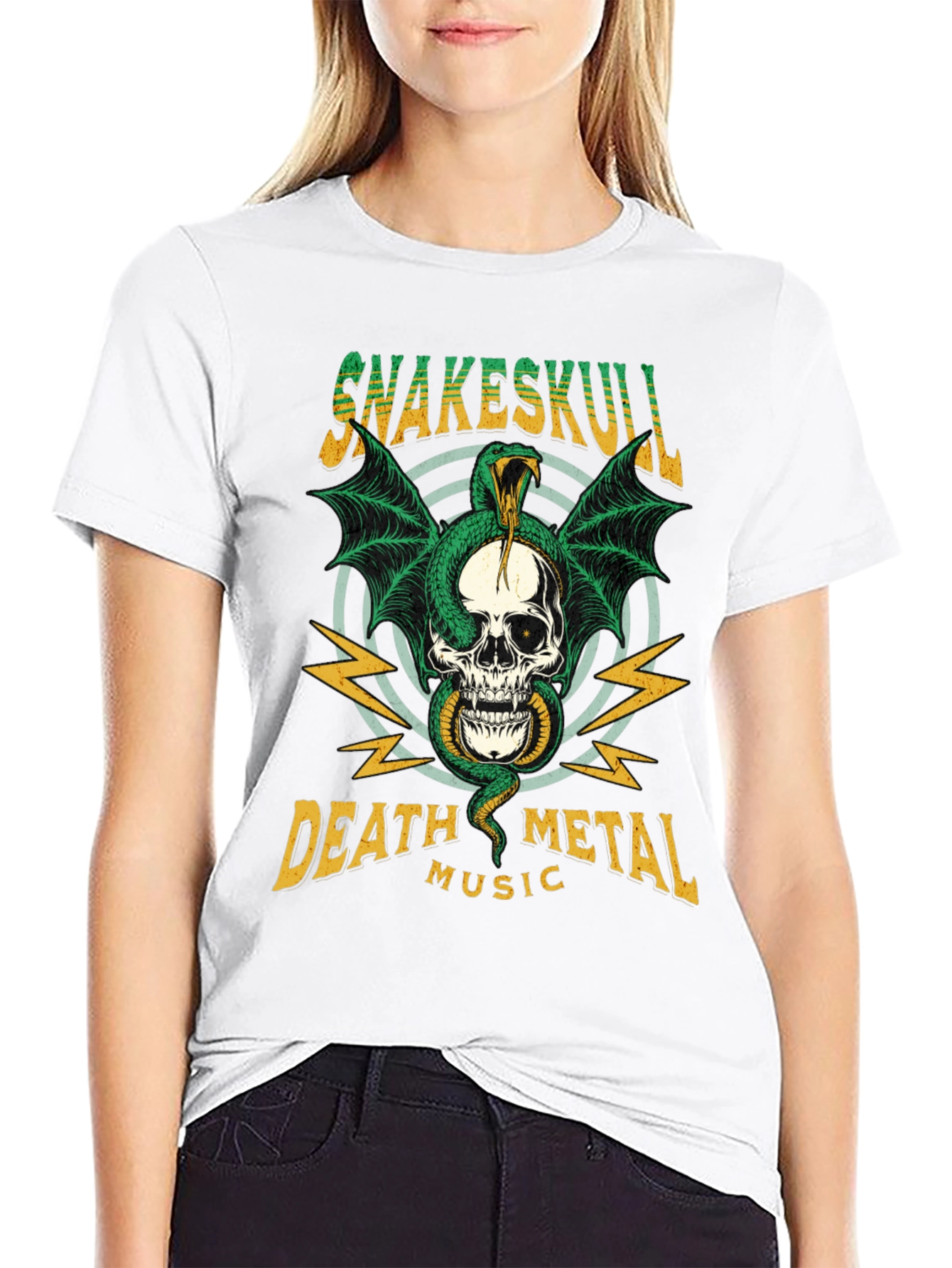 Snakeskull Death Metal T-Shirt