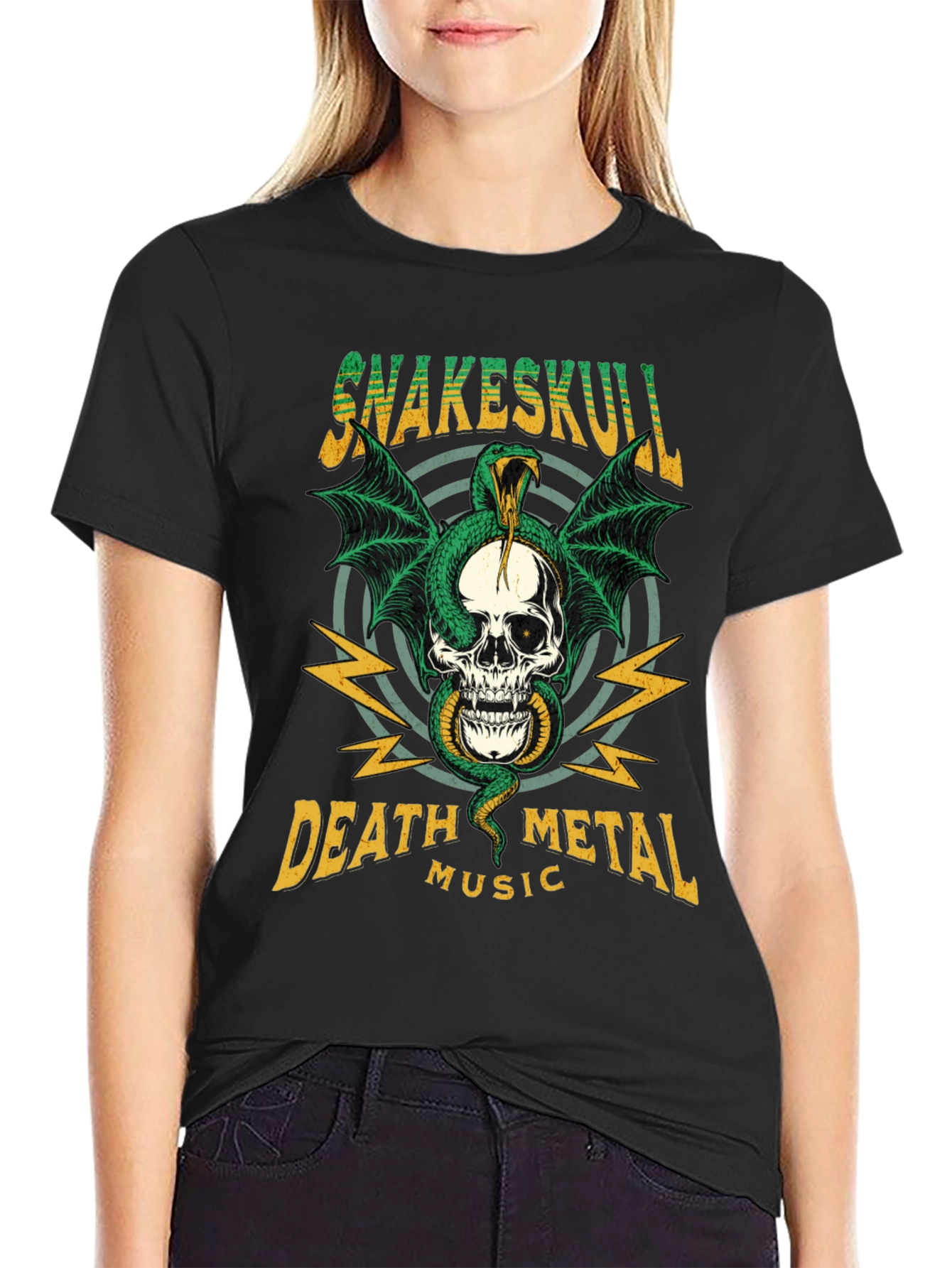 Snakeskull Death Metal T-Shirt
