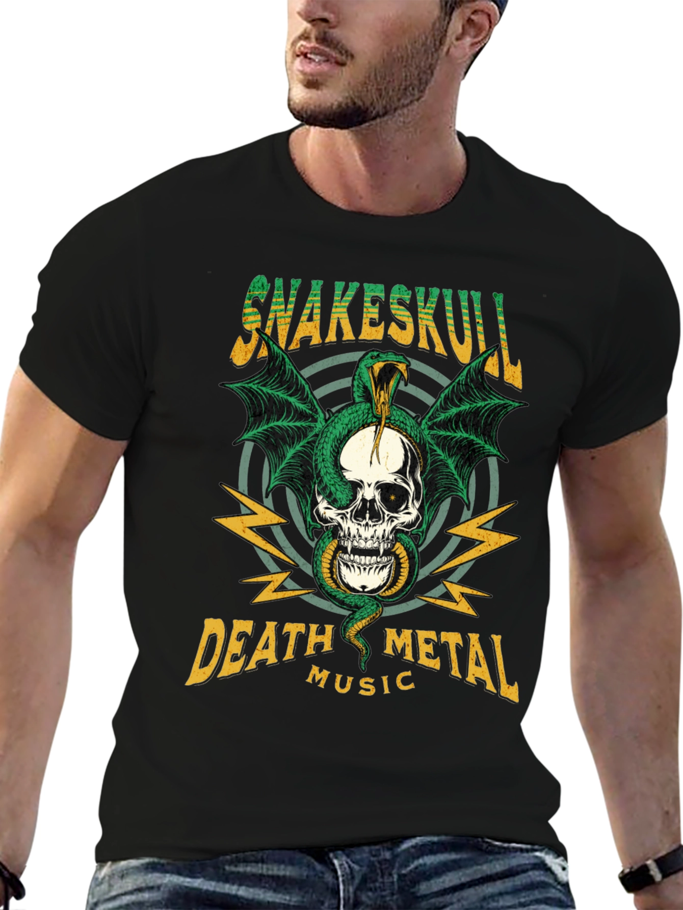 Snakeskull Death Metal T-Shirt