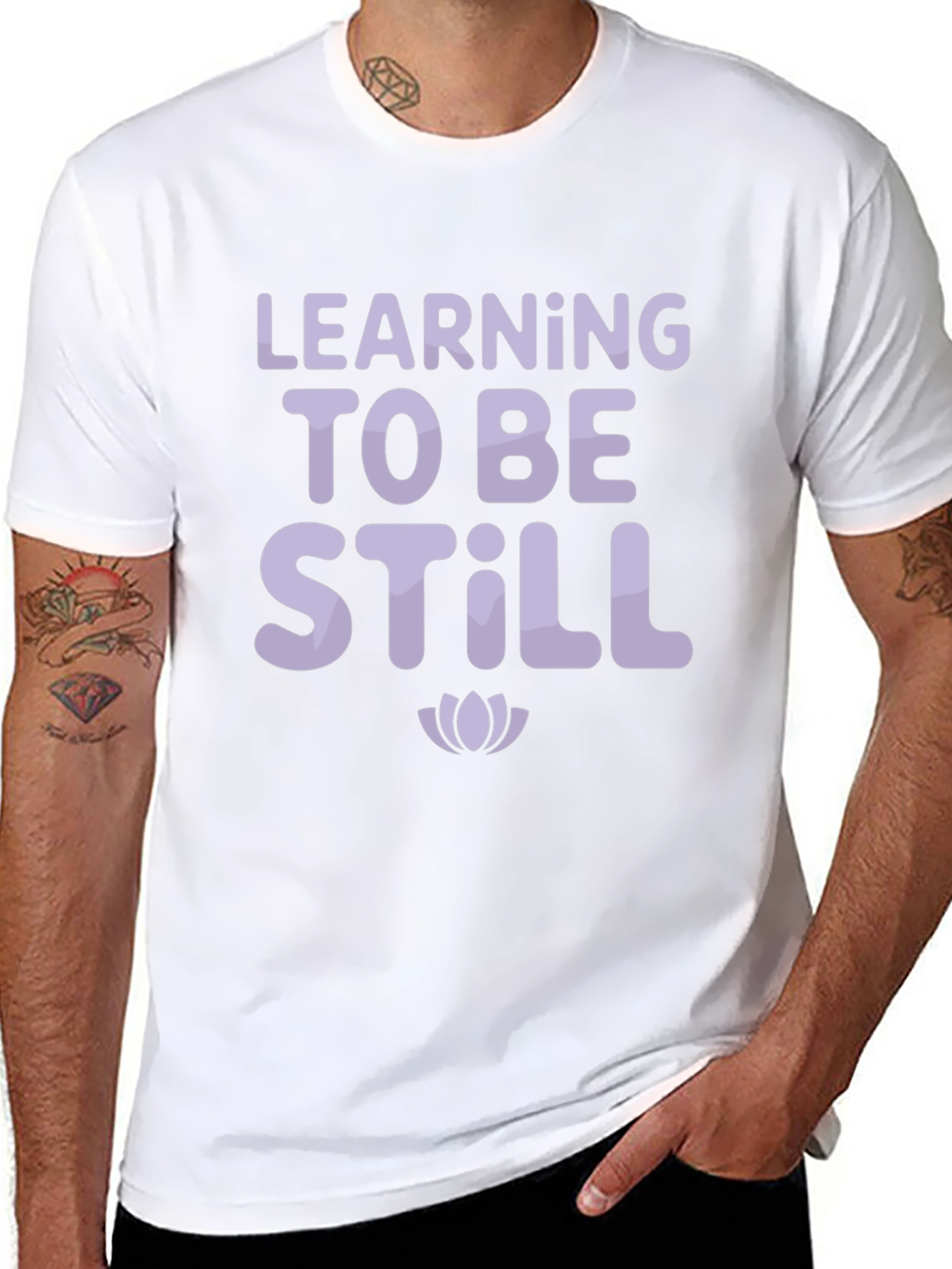 Learning to Be Still T-Shirt - Spiritual Tee