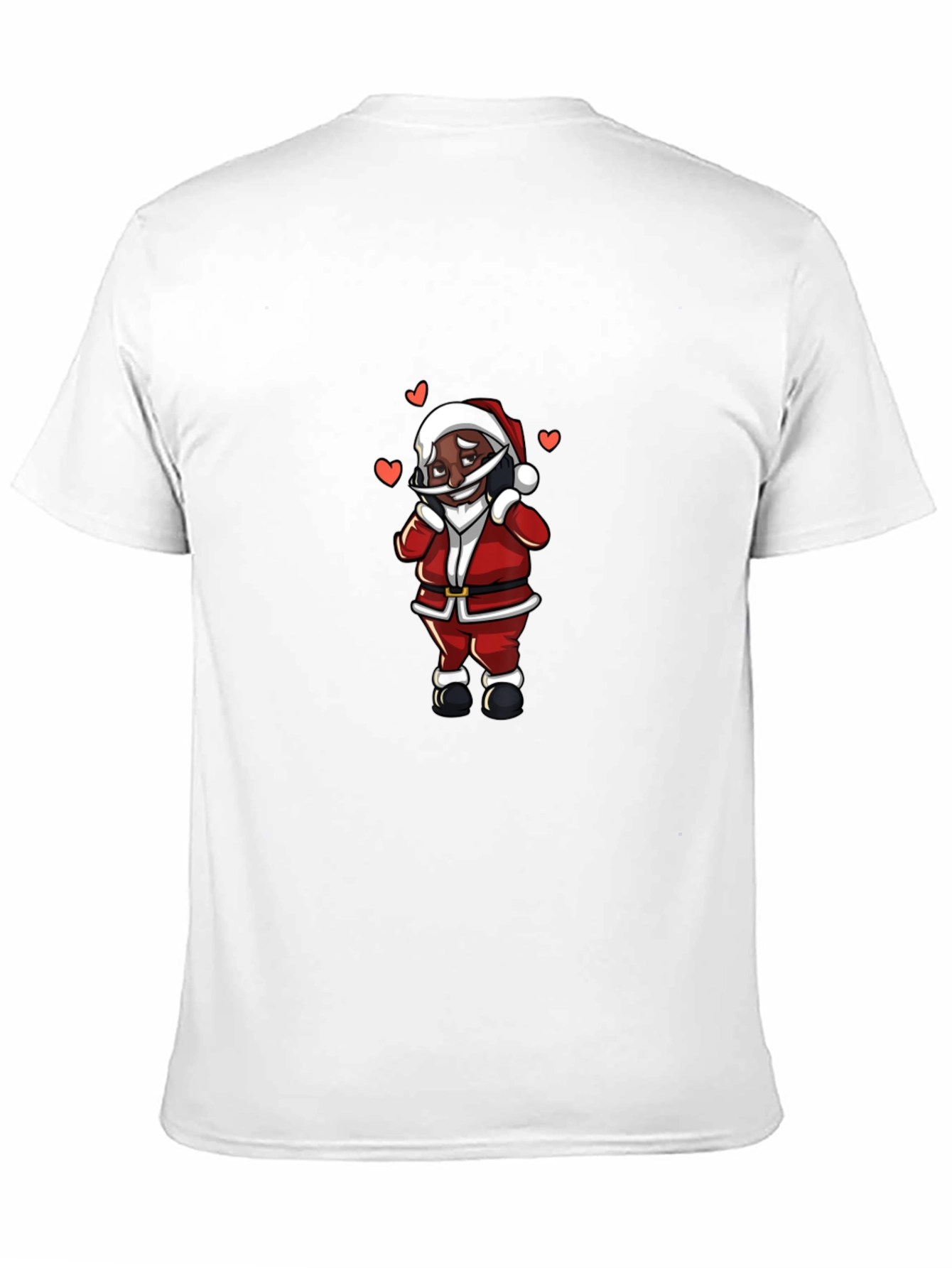 Santa Black T-Shirt - Holiday Edition