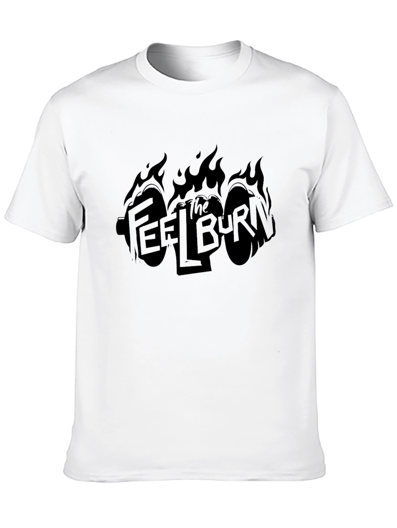 The Feel Burn Black Graphic T-Shirt