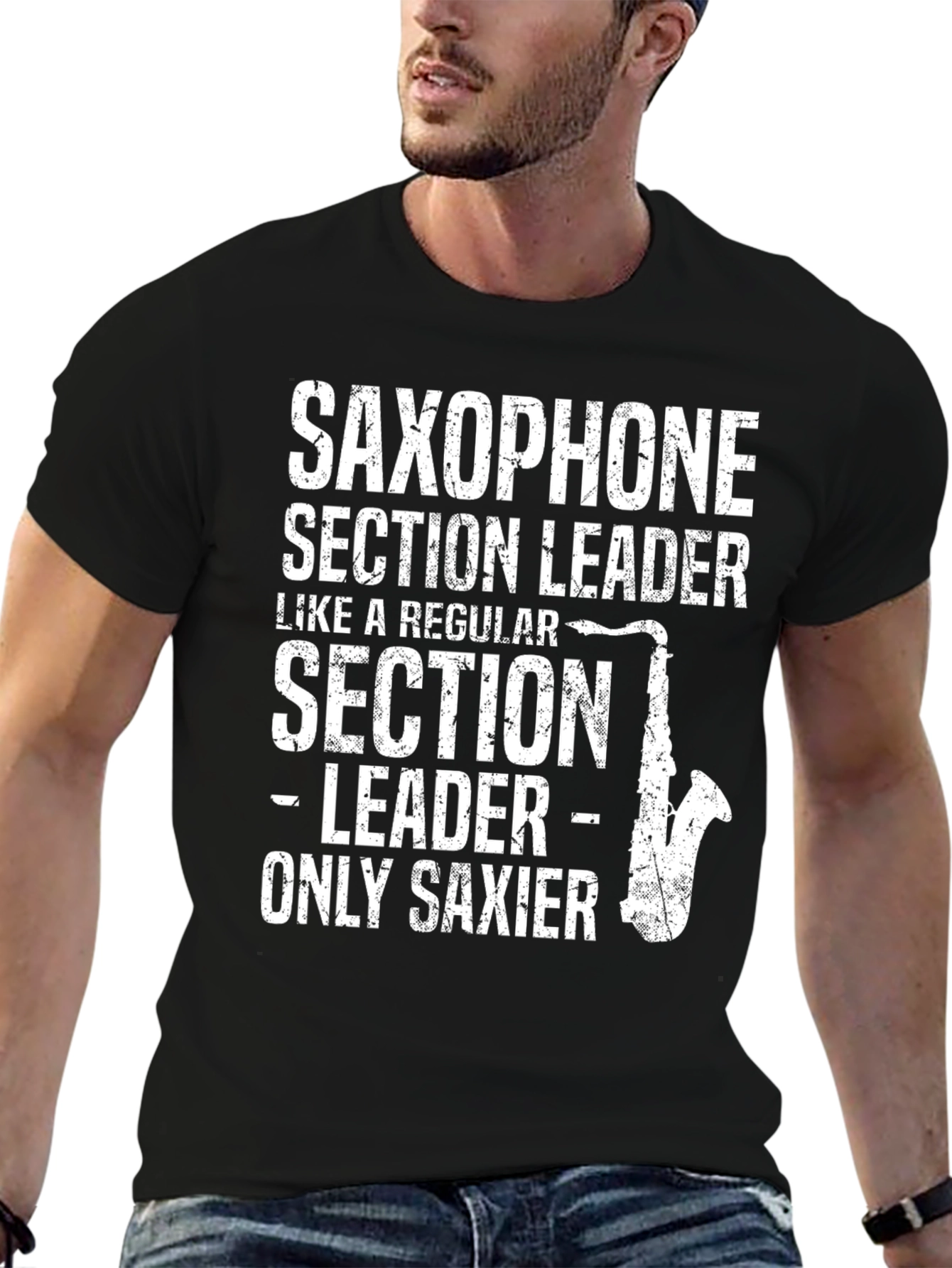 Saxophone Section Leader T-Shirt - Musician Gift