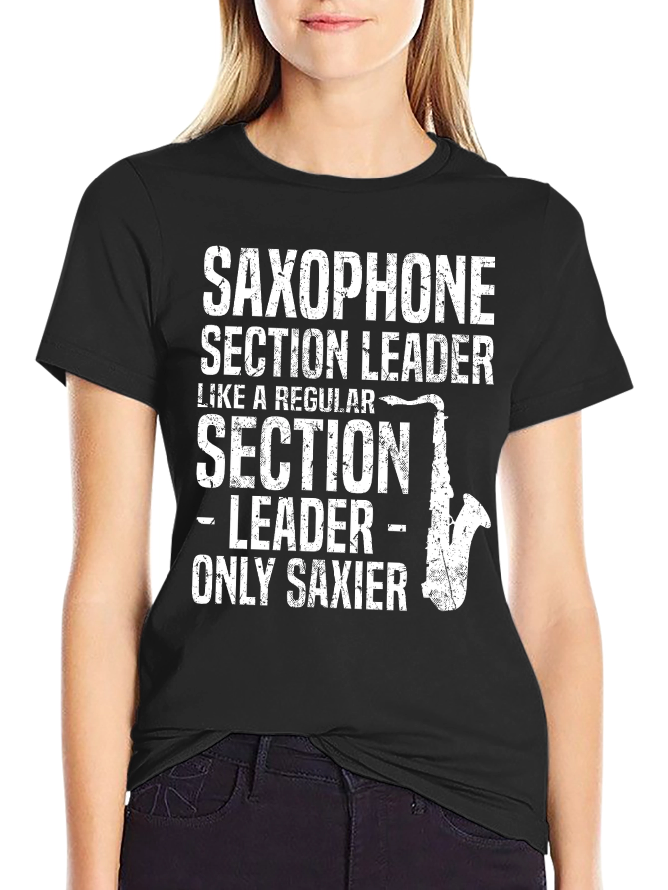 Saxophone Section Leader T-Shirt - Musician Gift